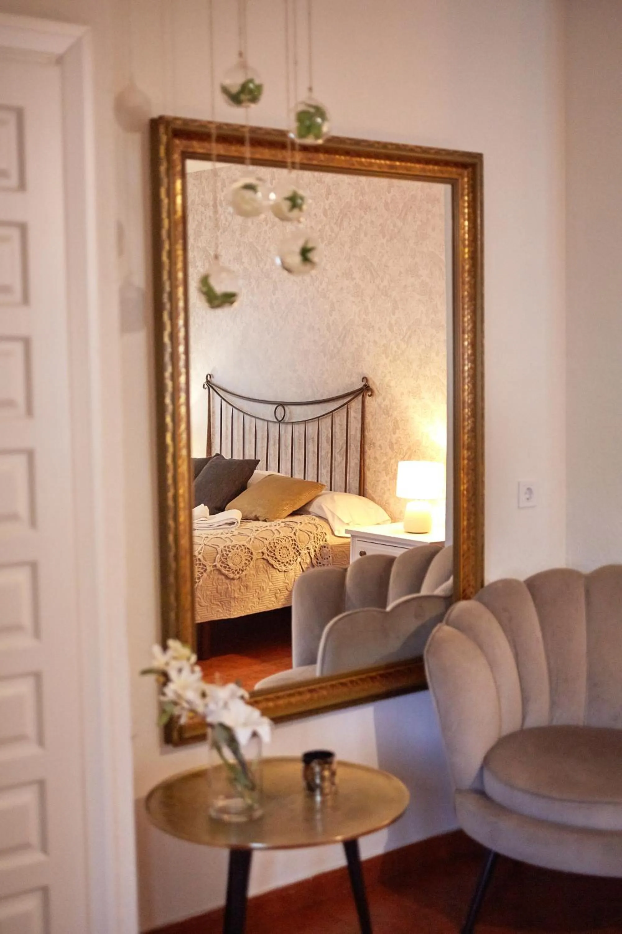 Bed in Hotel Convento San Roque