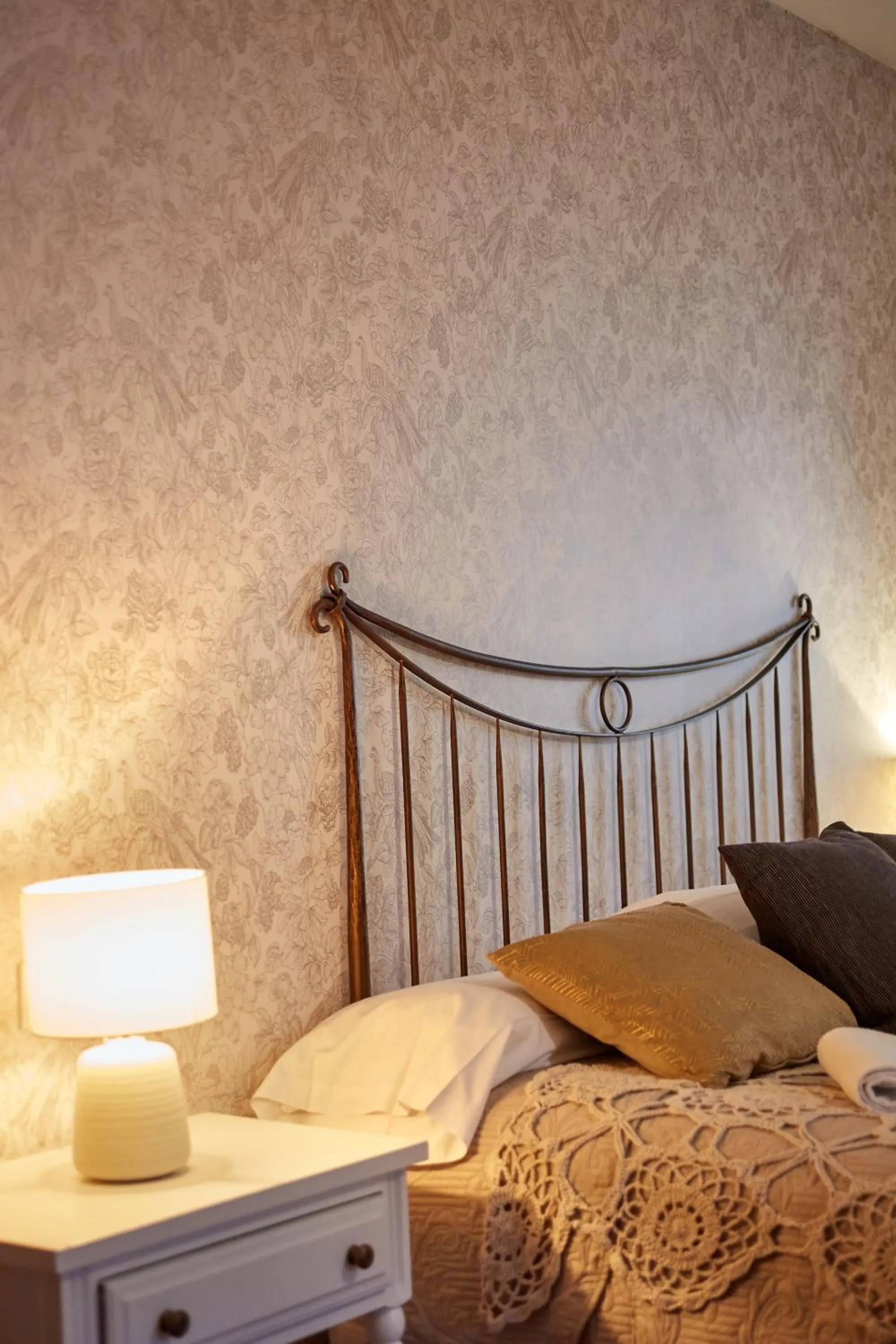 Bed in Hotel Convento San Roque