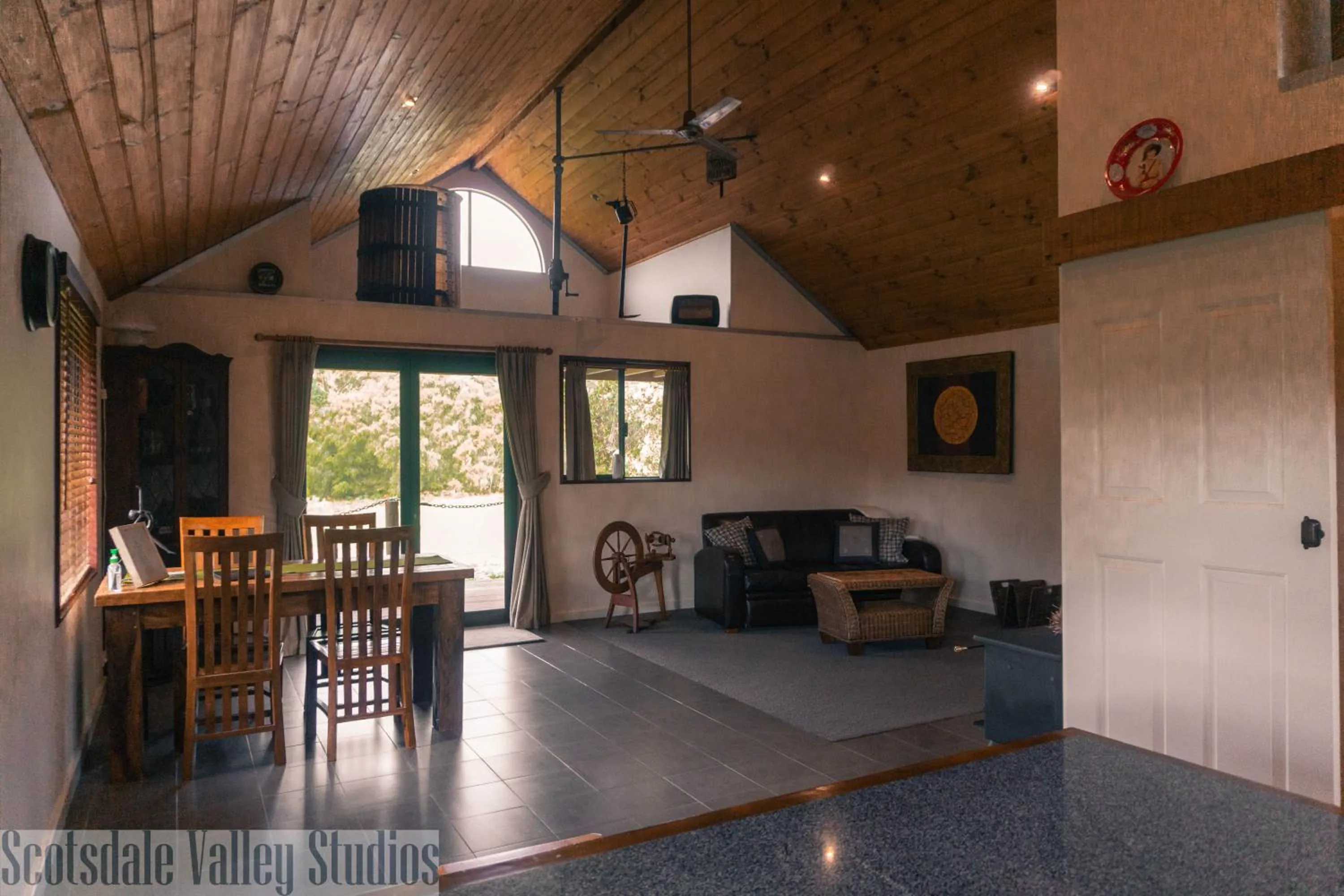 Living room in Scotsdale Valley Studios