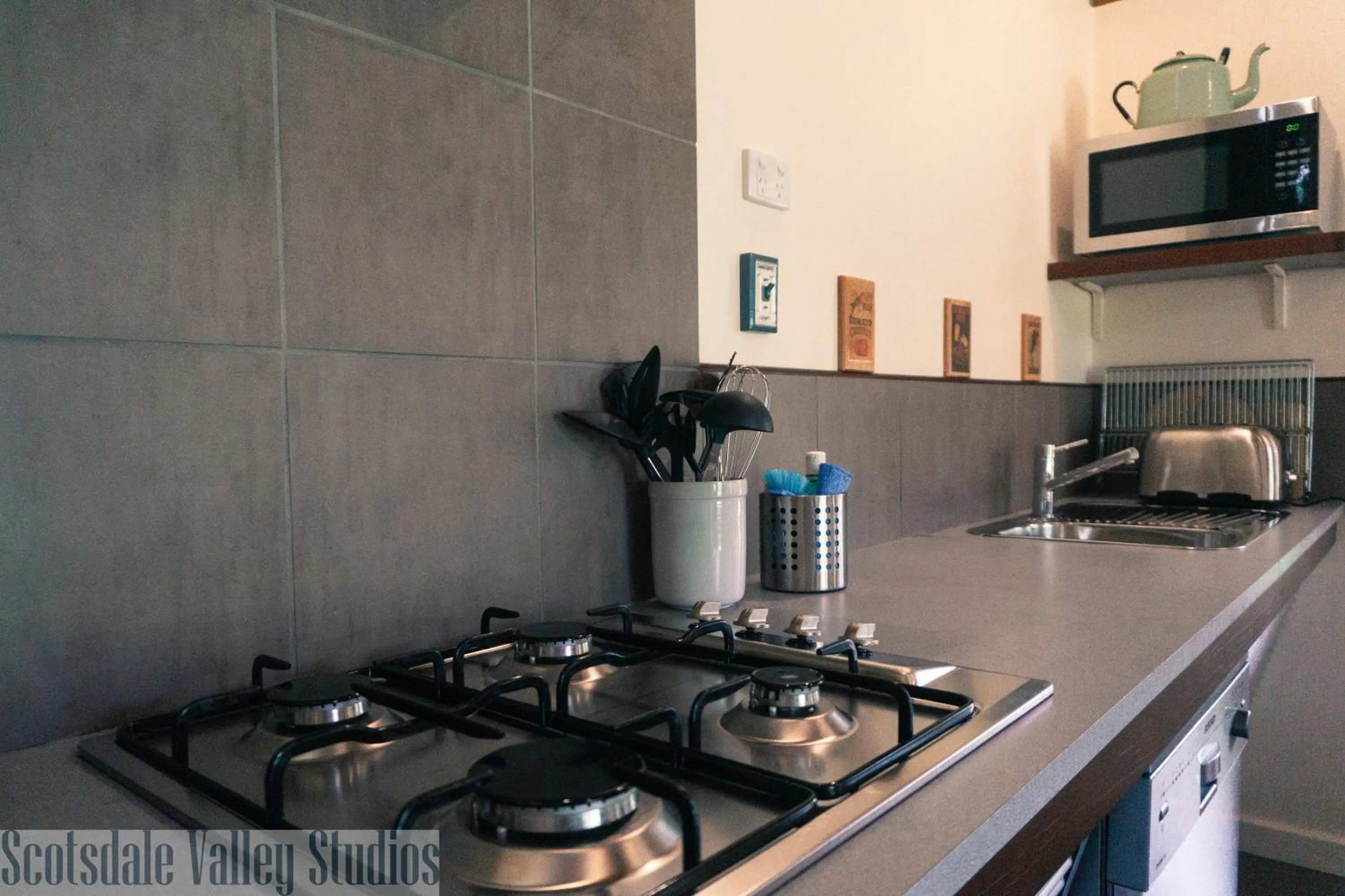 kitchen in Scotsdale Valley Studios