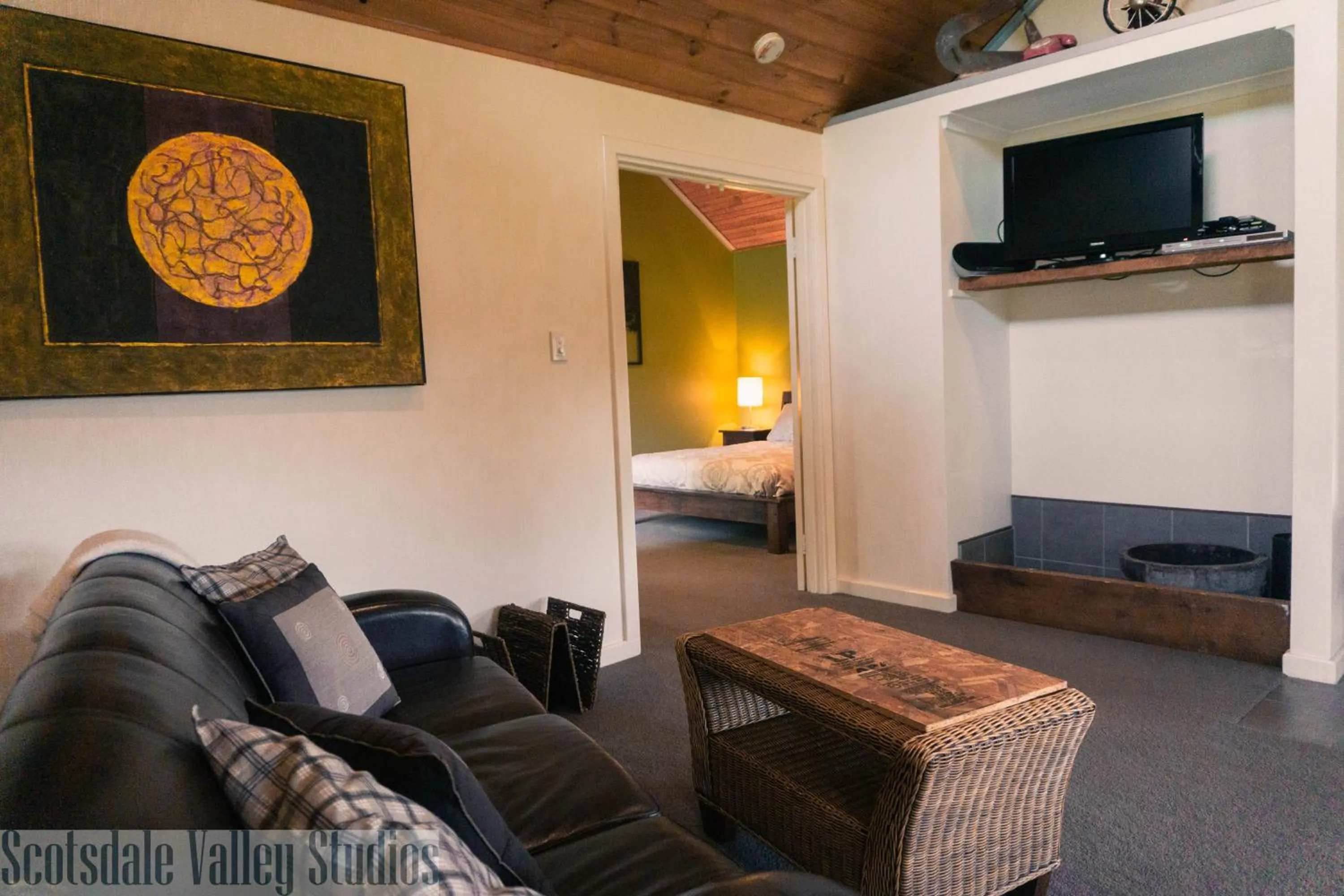 Living room in Scotsdale Valley Studios