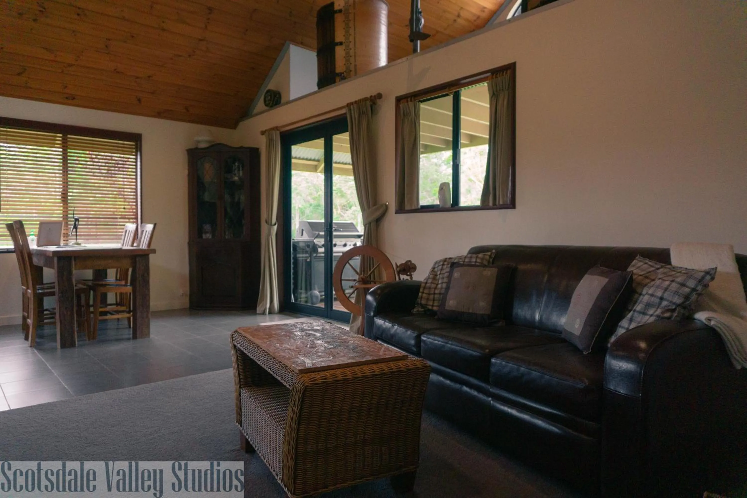 Living room in Scotsdale Valley Studios