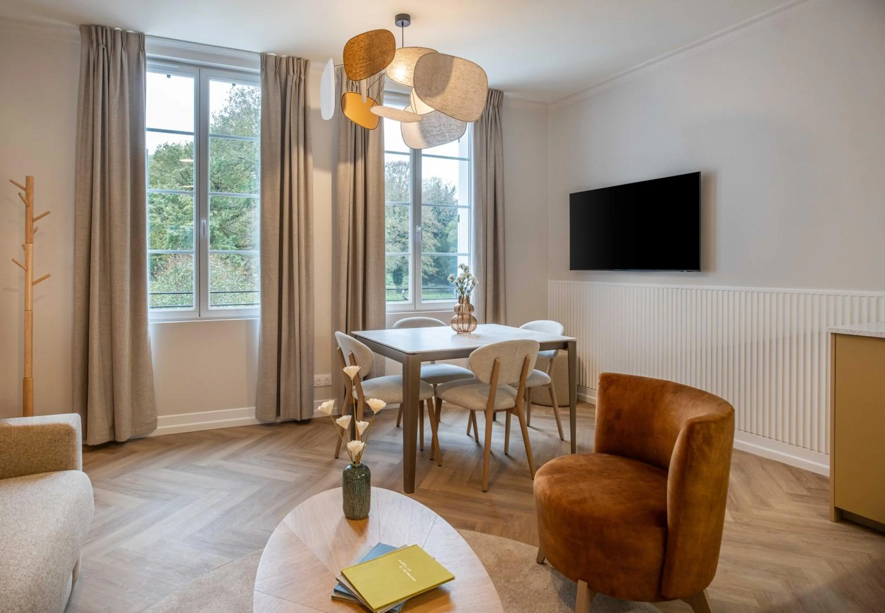 Living room in L'Horloge - Appart'Hotel proche de Disneyland