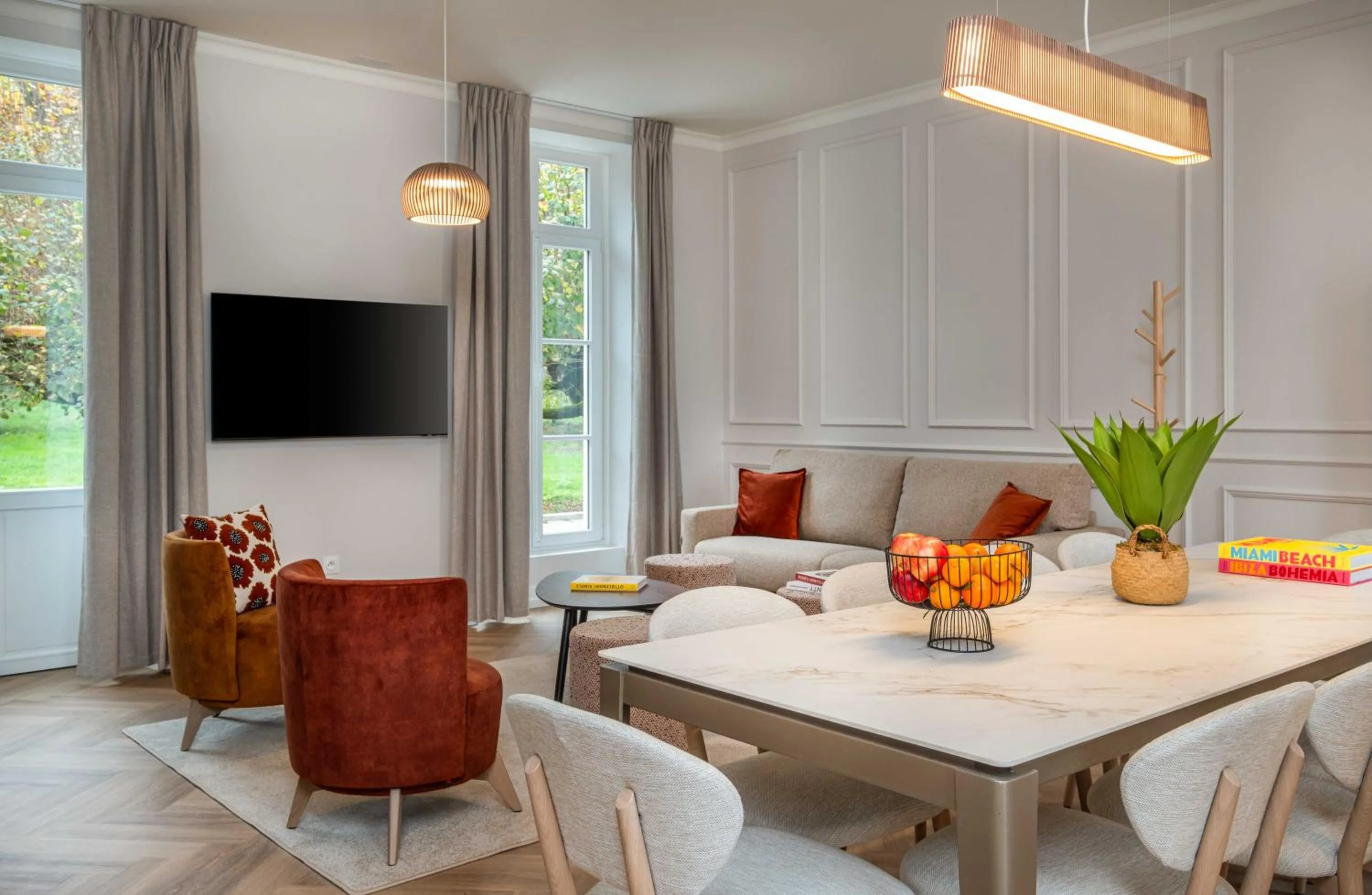 Living room in L'Horloge - Appart'Hotel proche de Disneyland