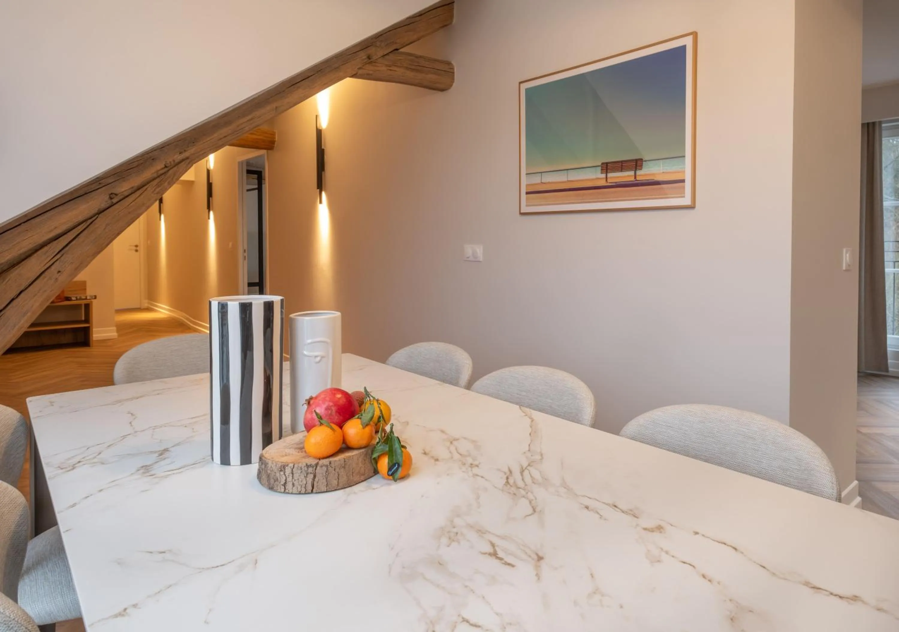 Dining area in L'Horloge - Appart'Hotel proche de Disneyland