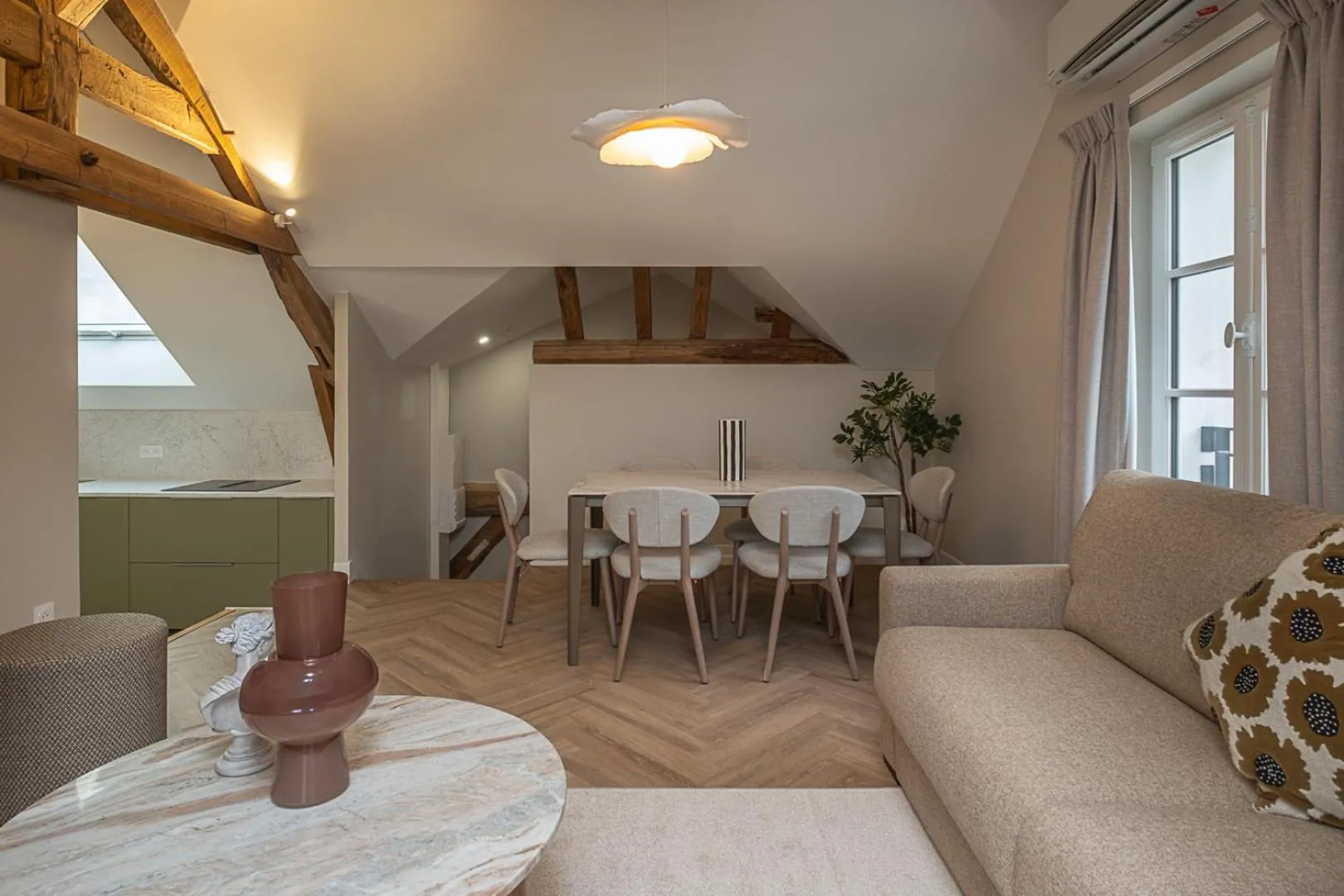 Living room in L'Horloge - Appart'Hotel proche de Disneyland