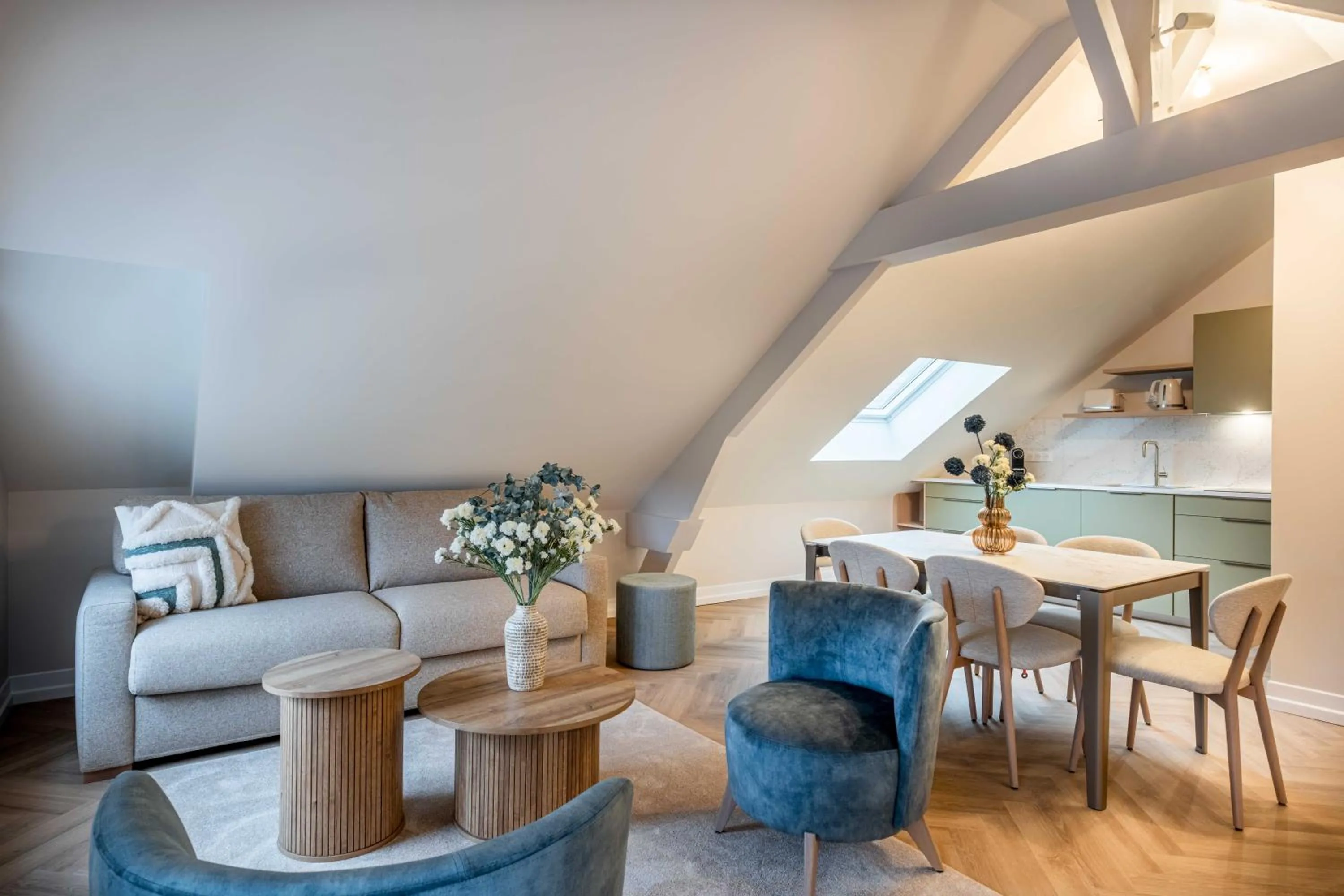 Living room in L'Horloge - Appart'Hotel proche de Disneyland