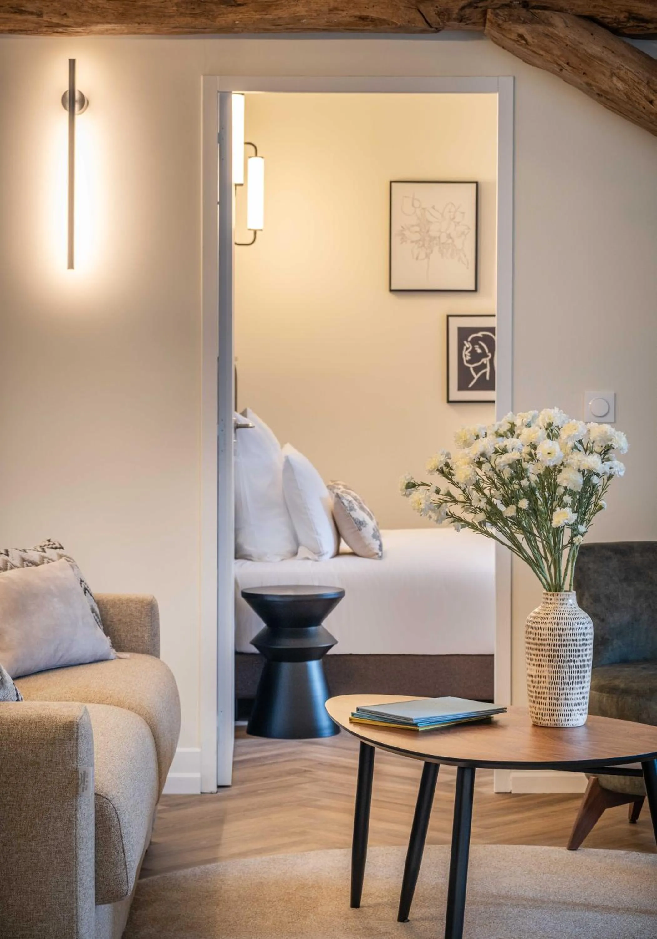 Living room in L'Horloge - Appart'Hotel proche de Disneyland
