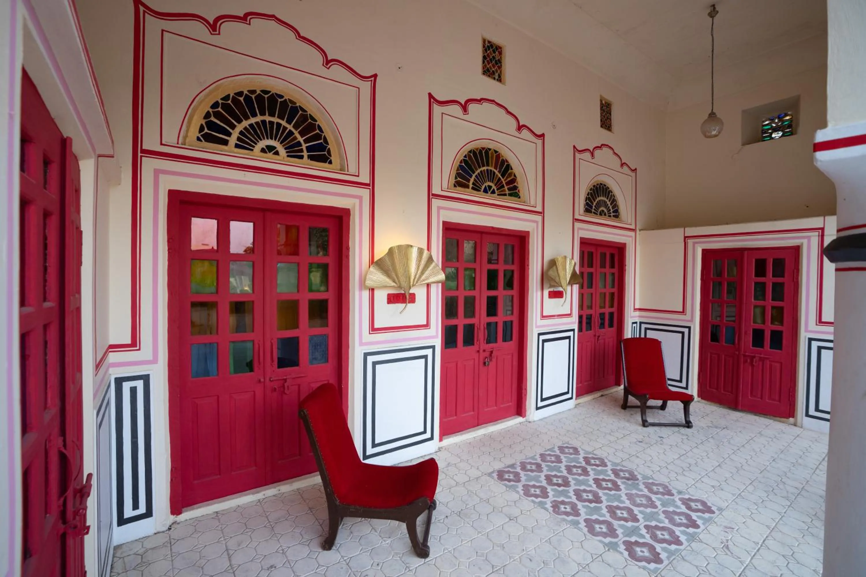 Seating area in Medieval Forts, Kalwar, Jaipur