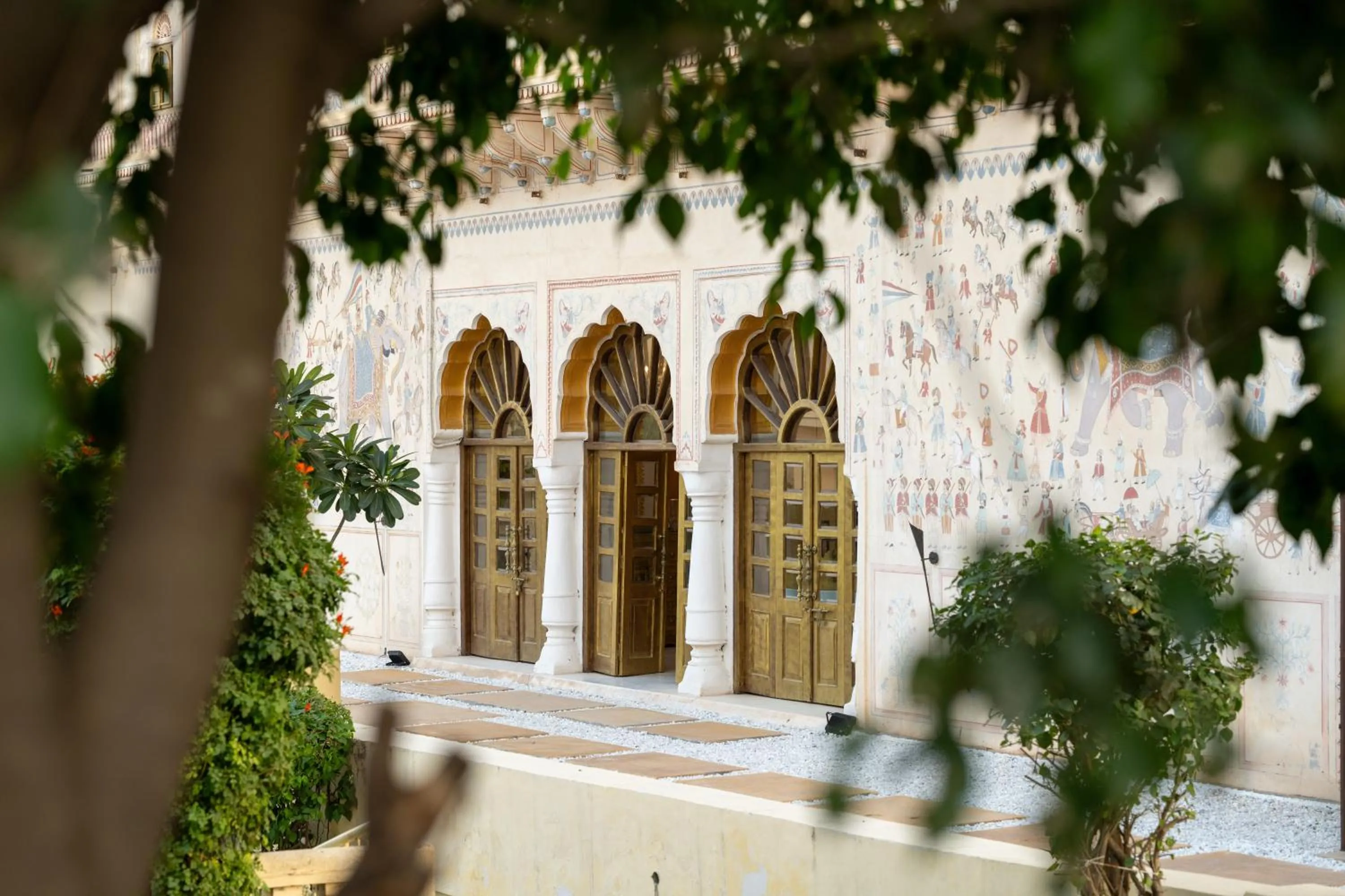 Garden view in Medieval Forts, Kalwar, Jaipur