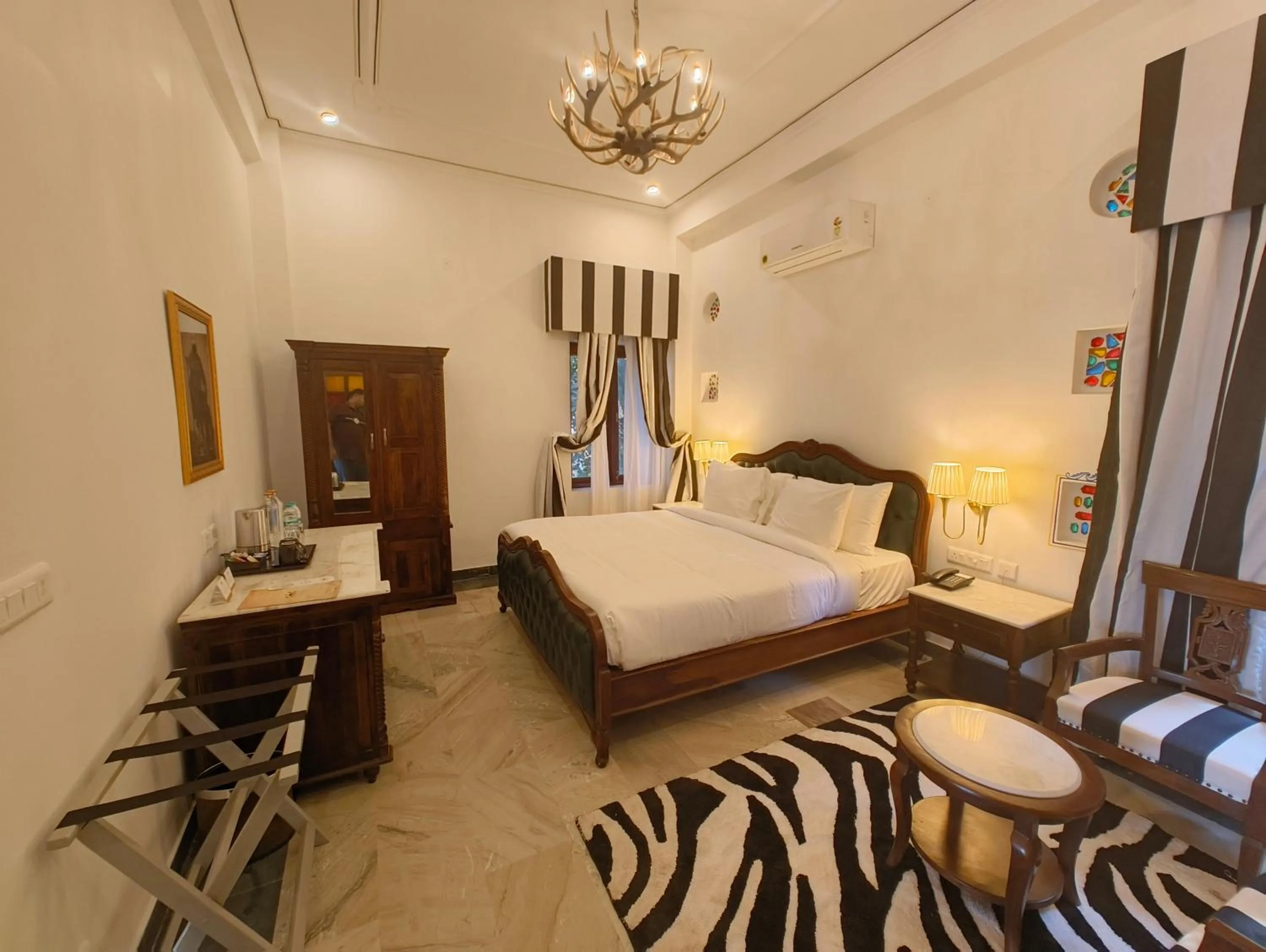 Photo of the whole room, Bed in Medieval Forts, Kalwar, Jaipur