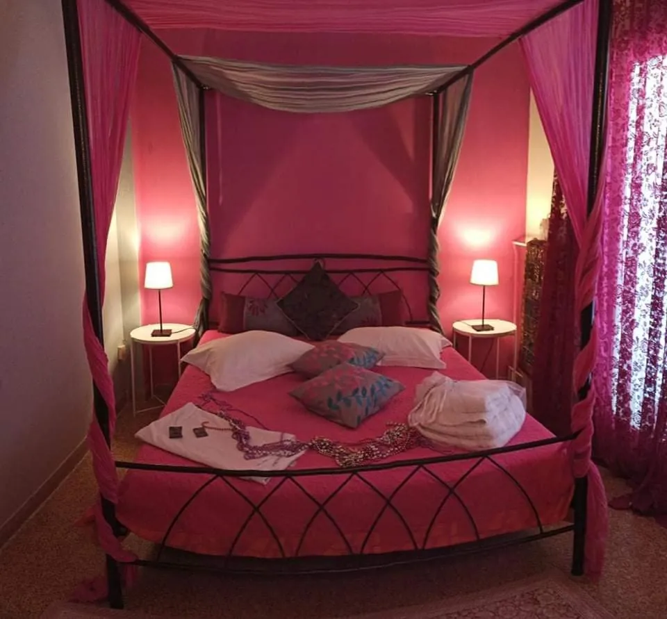 Bed in Anatoli Hotel