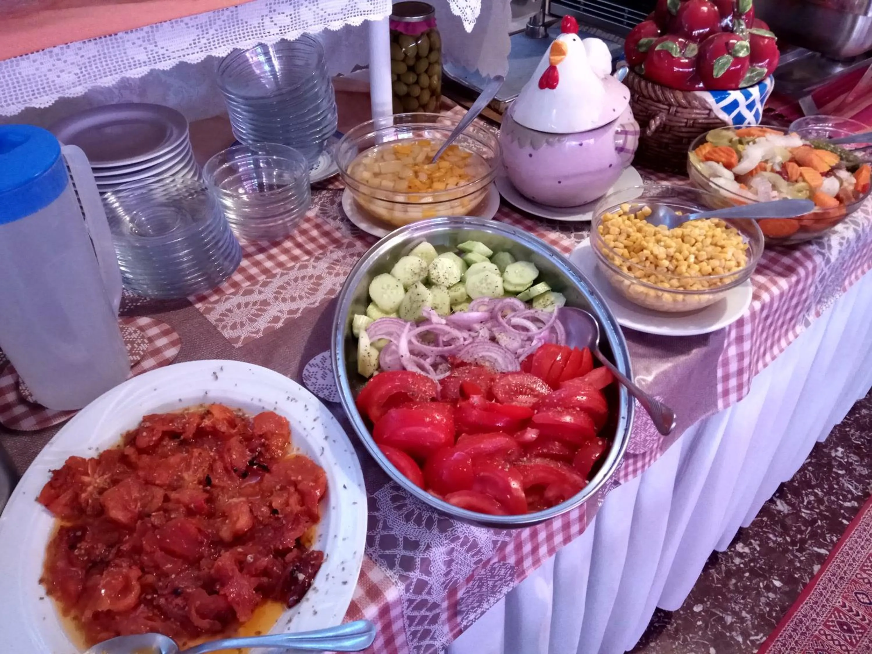 Buffet breakfast in Anatoli Hotel