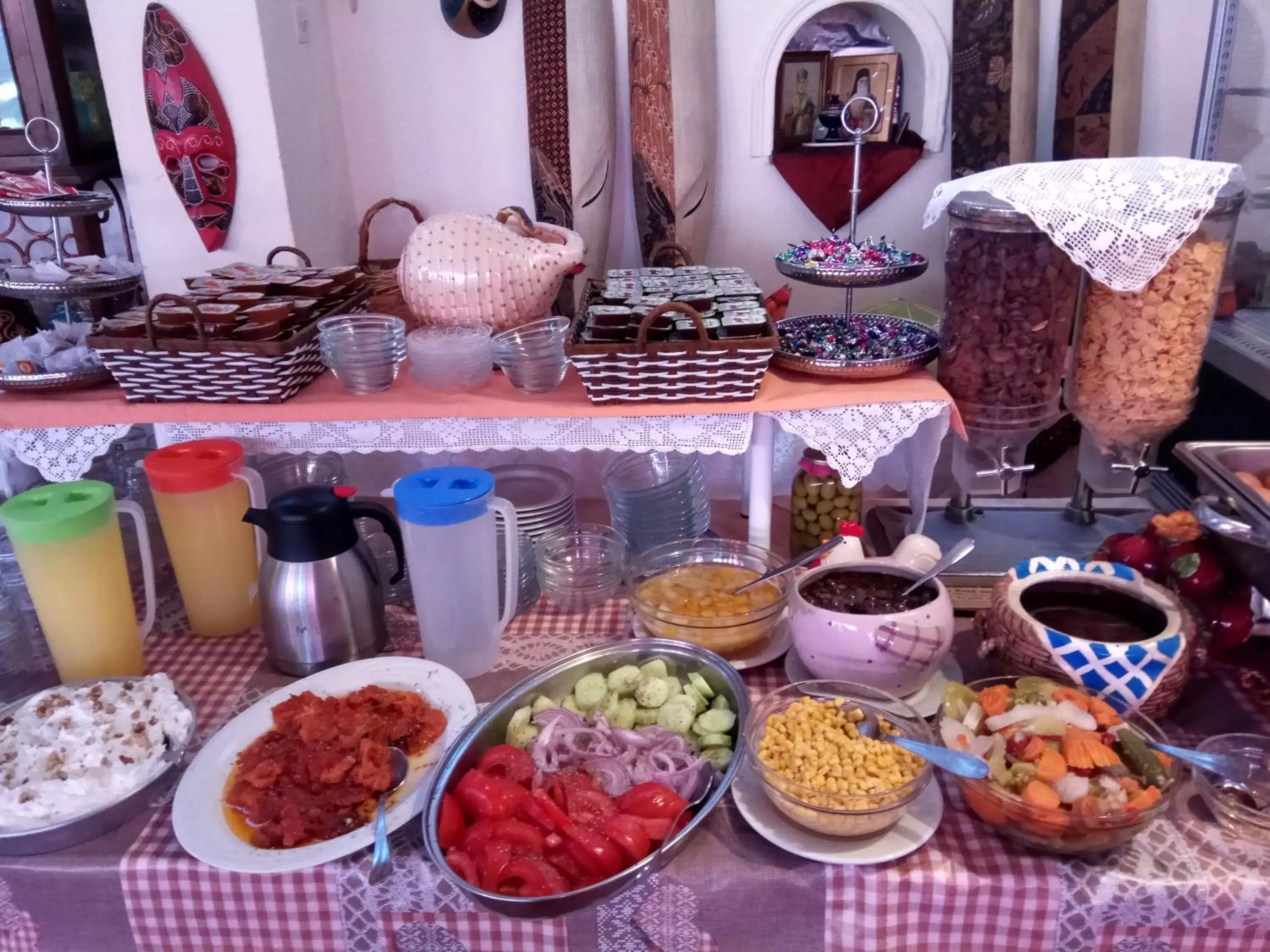 Buffet breakfast in Anatoli Hotel