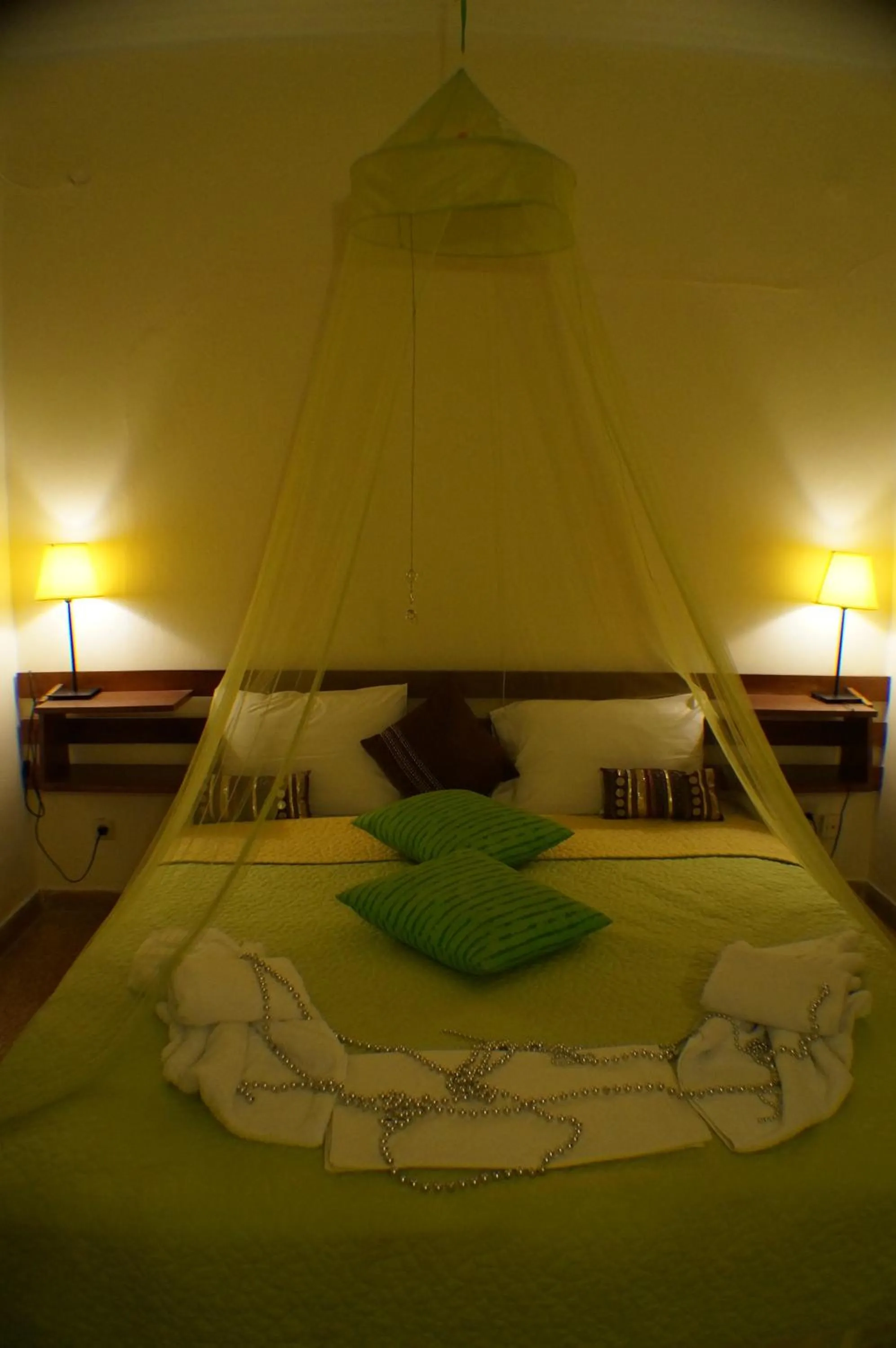 Bed in Anatoli Hotel