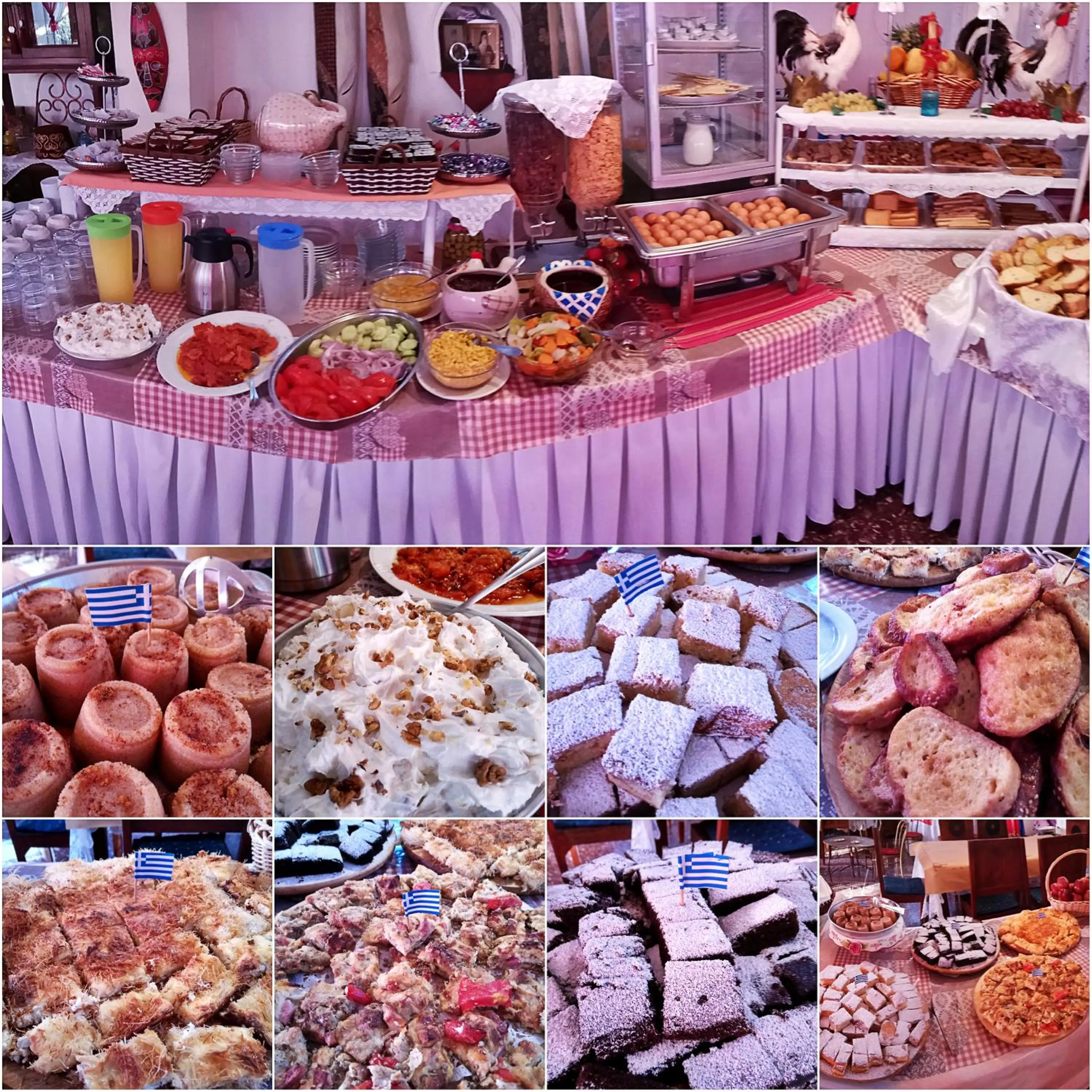 Buffet breakfast in Anatoli Hotel