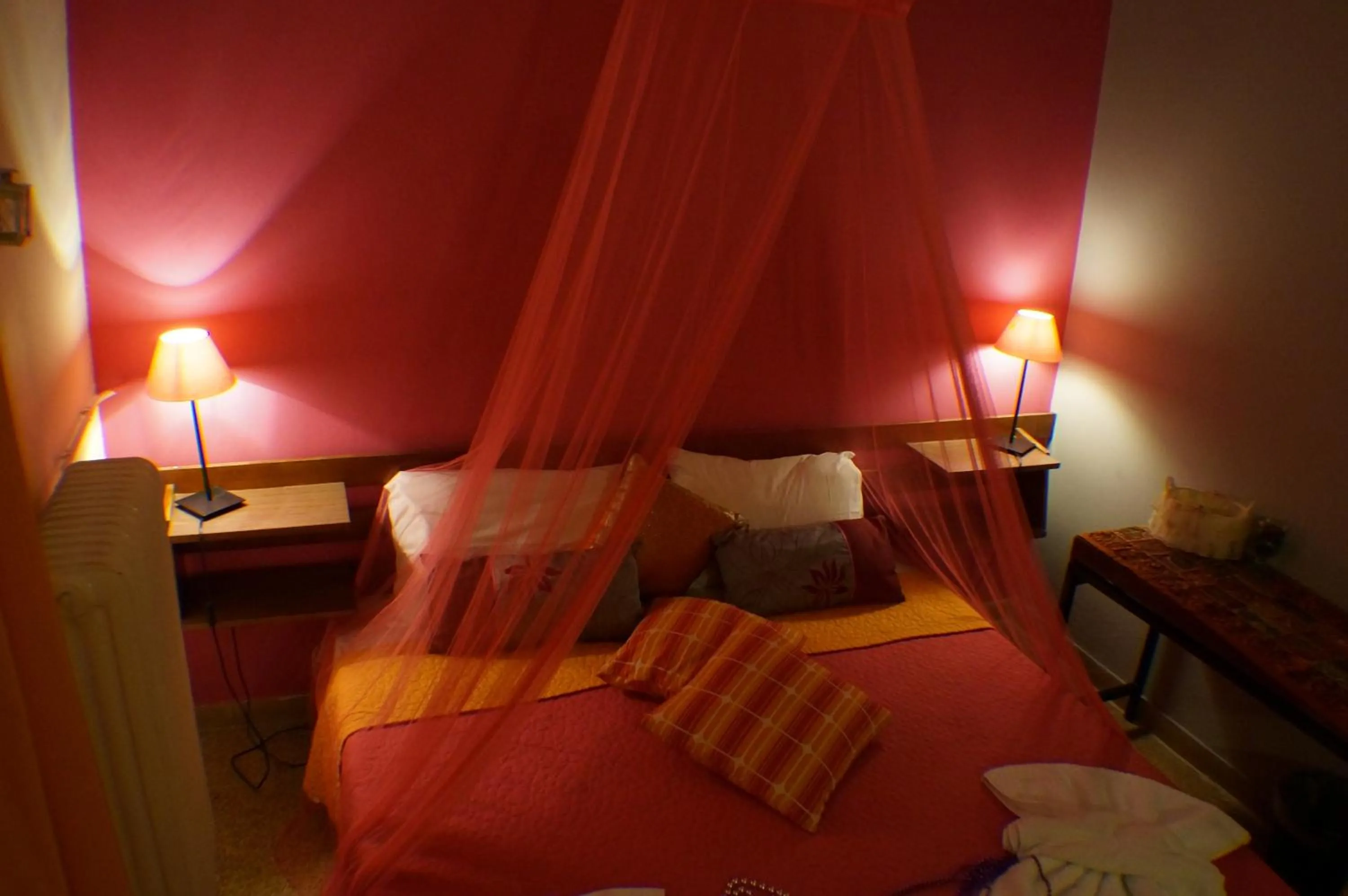 Bed in Anatoli Hotel