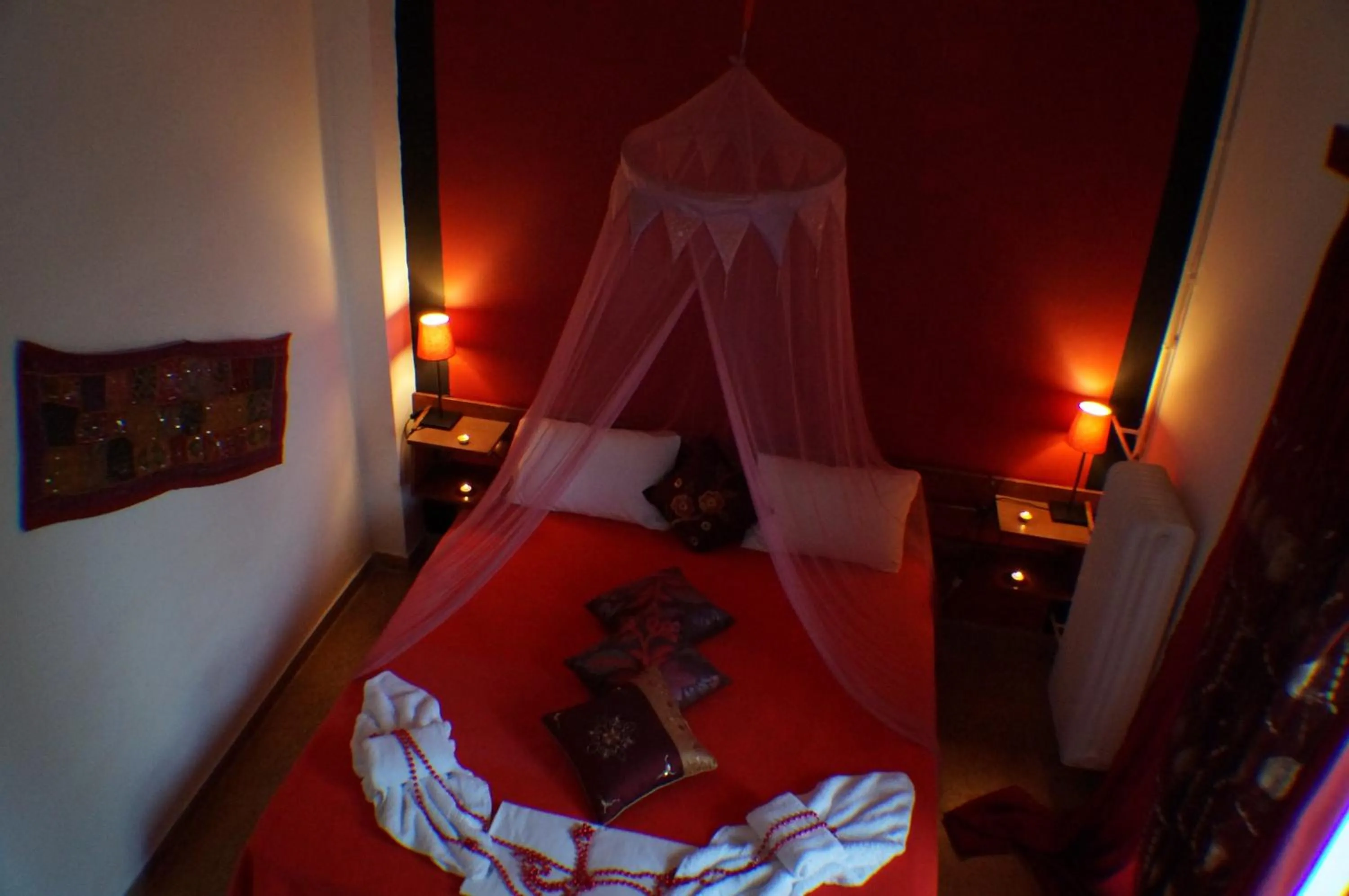 Bed in Anatoli Hotel