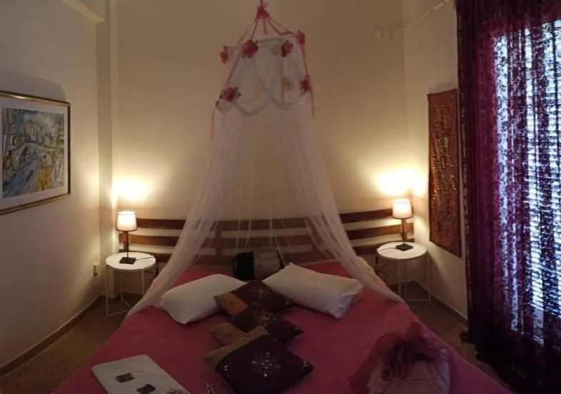 Bed in Anatoli Hotel