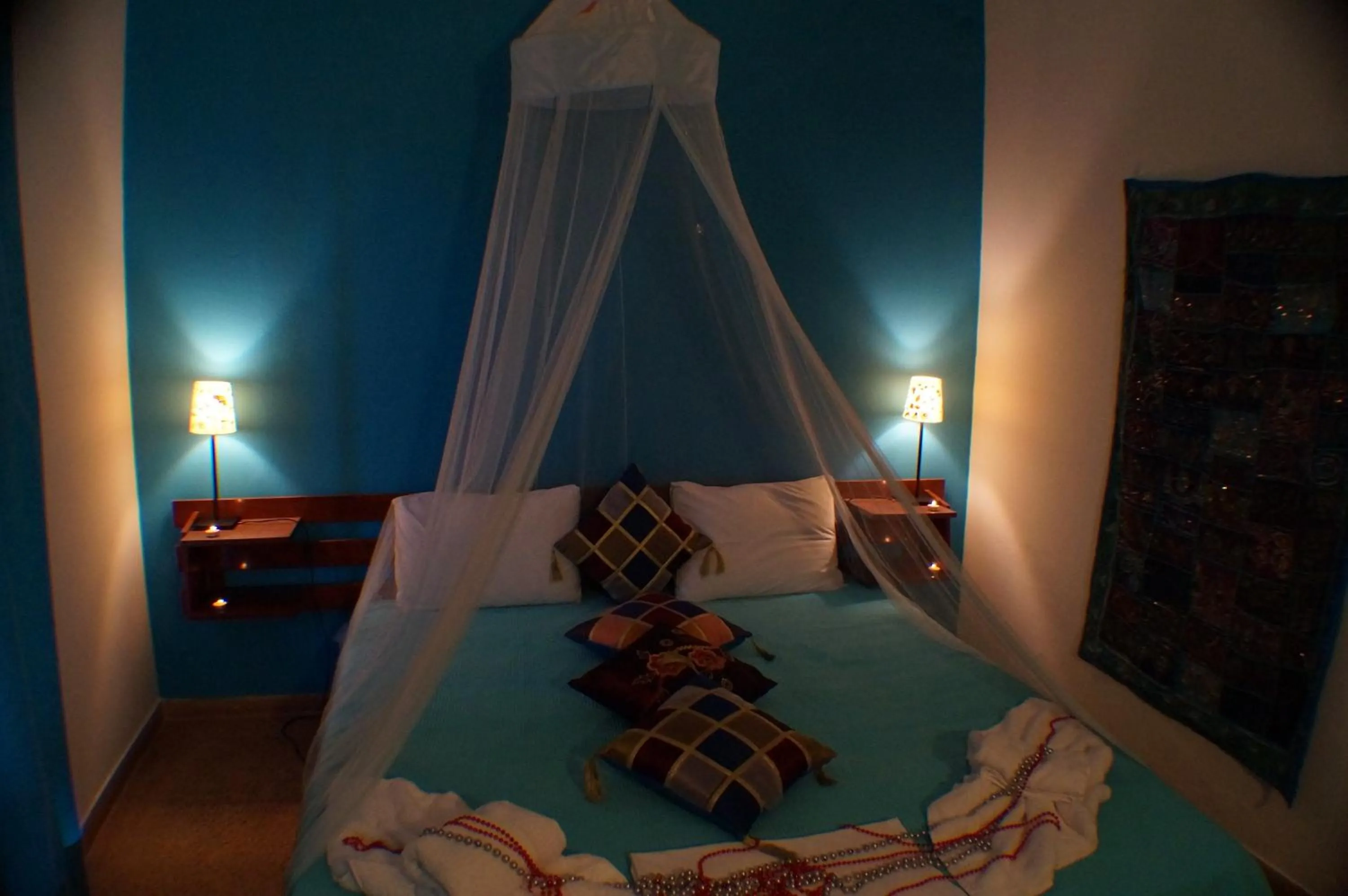 Bed in Anatoli Hotel