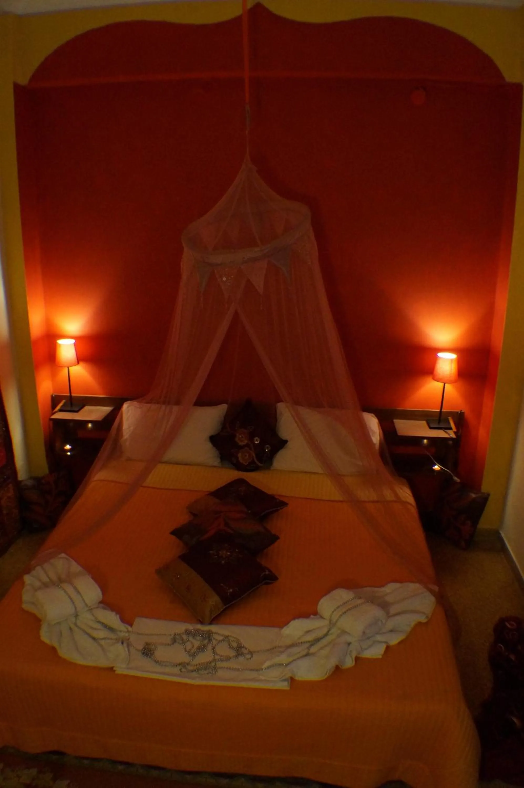 Bed in Anatoli Hotel