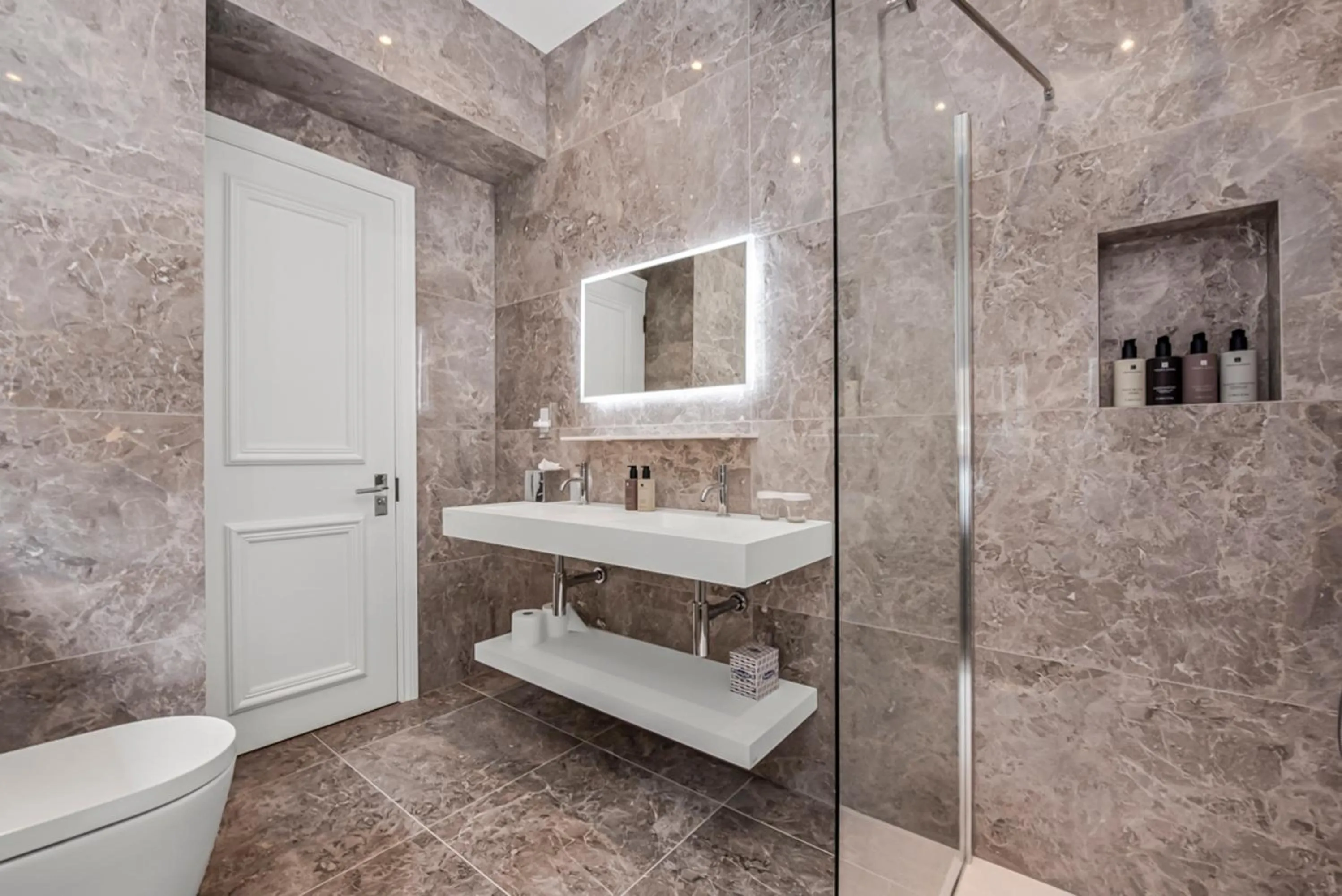 Shower in No1 The Mansions By Mansley