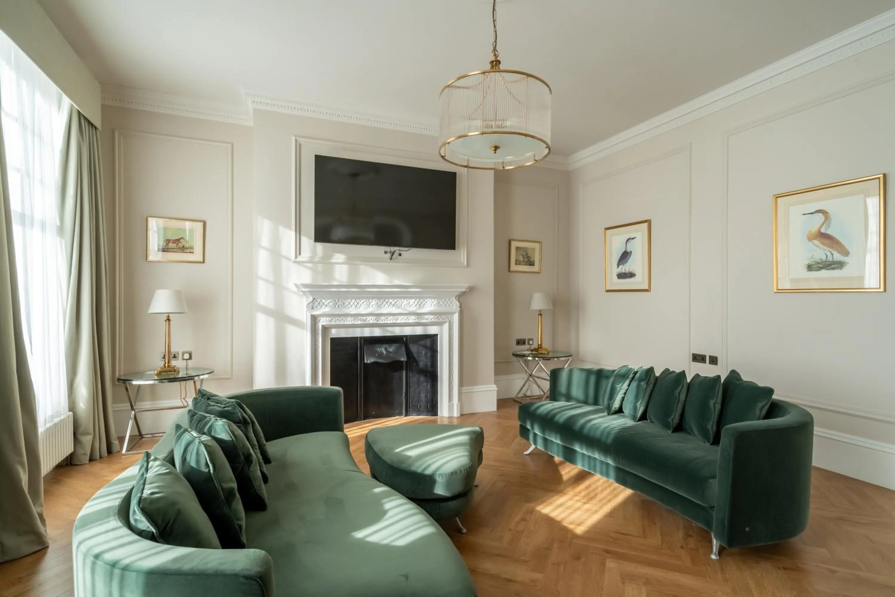 Living room in No1 The Mansions By Mansley