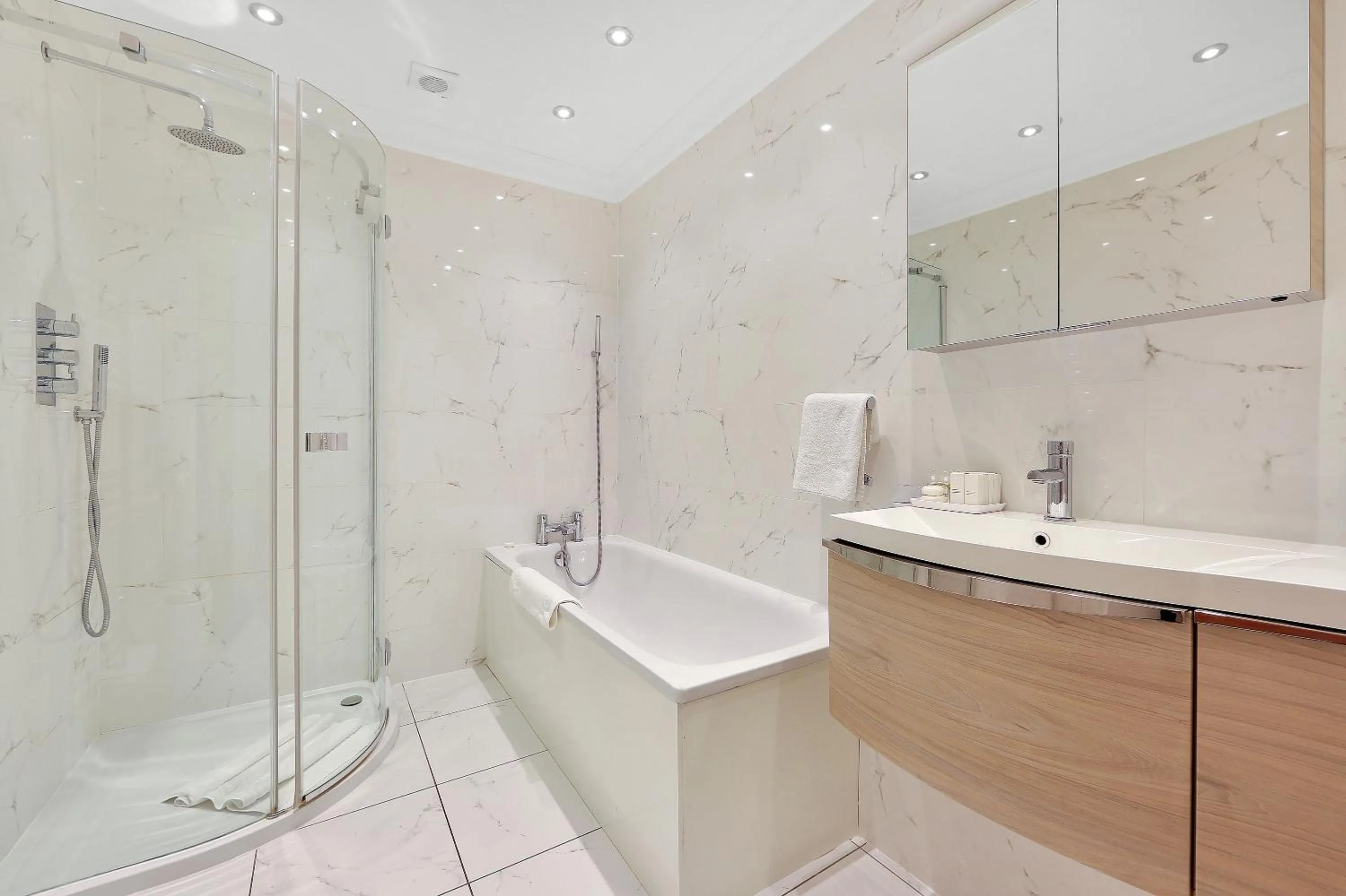 Shower in No1 The Mansions By Mansley