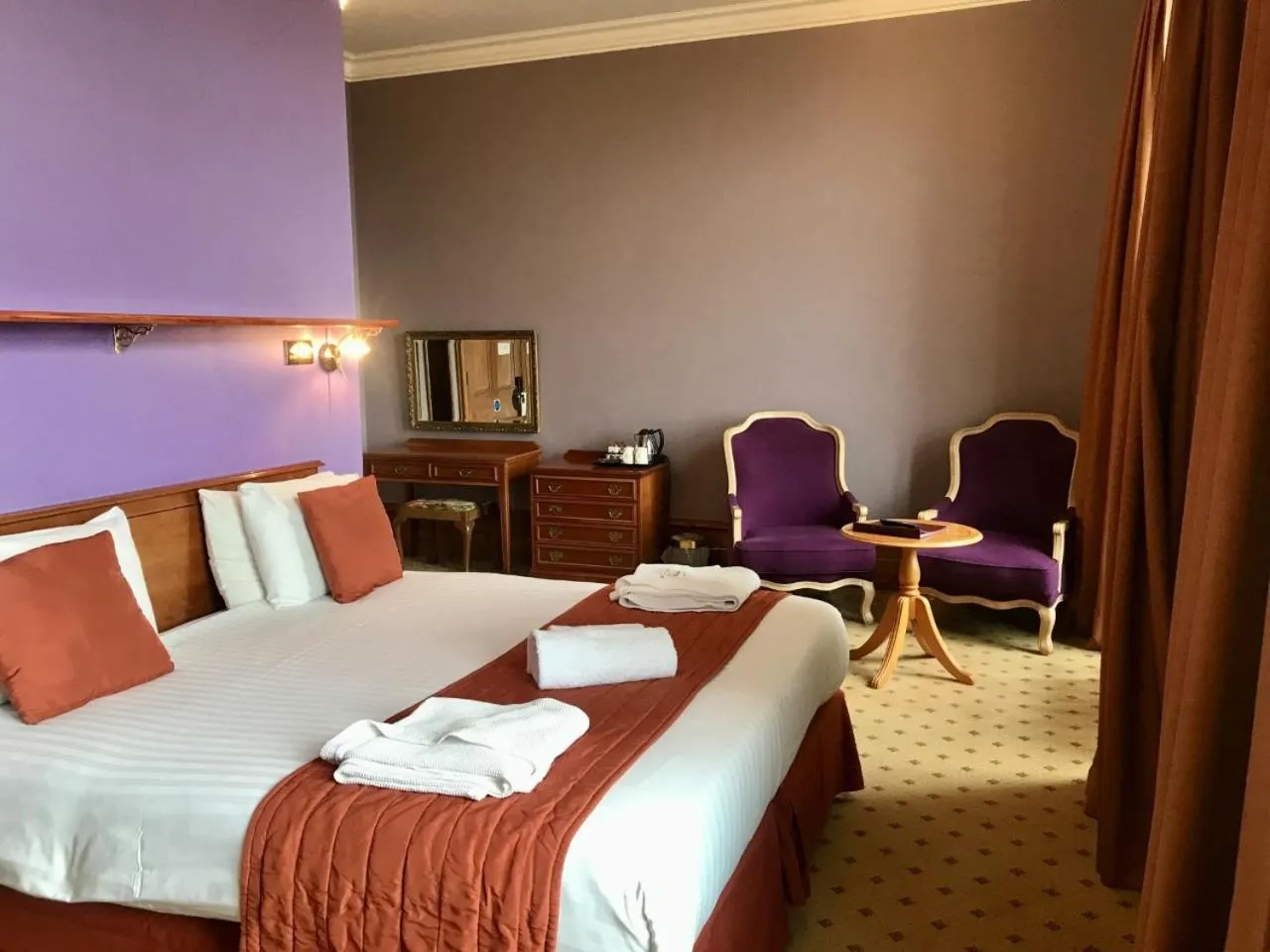 Bed in Purbeck House Hotel & Louisa Lodge