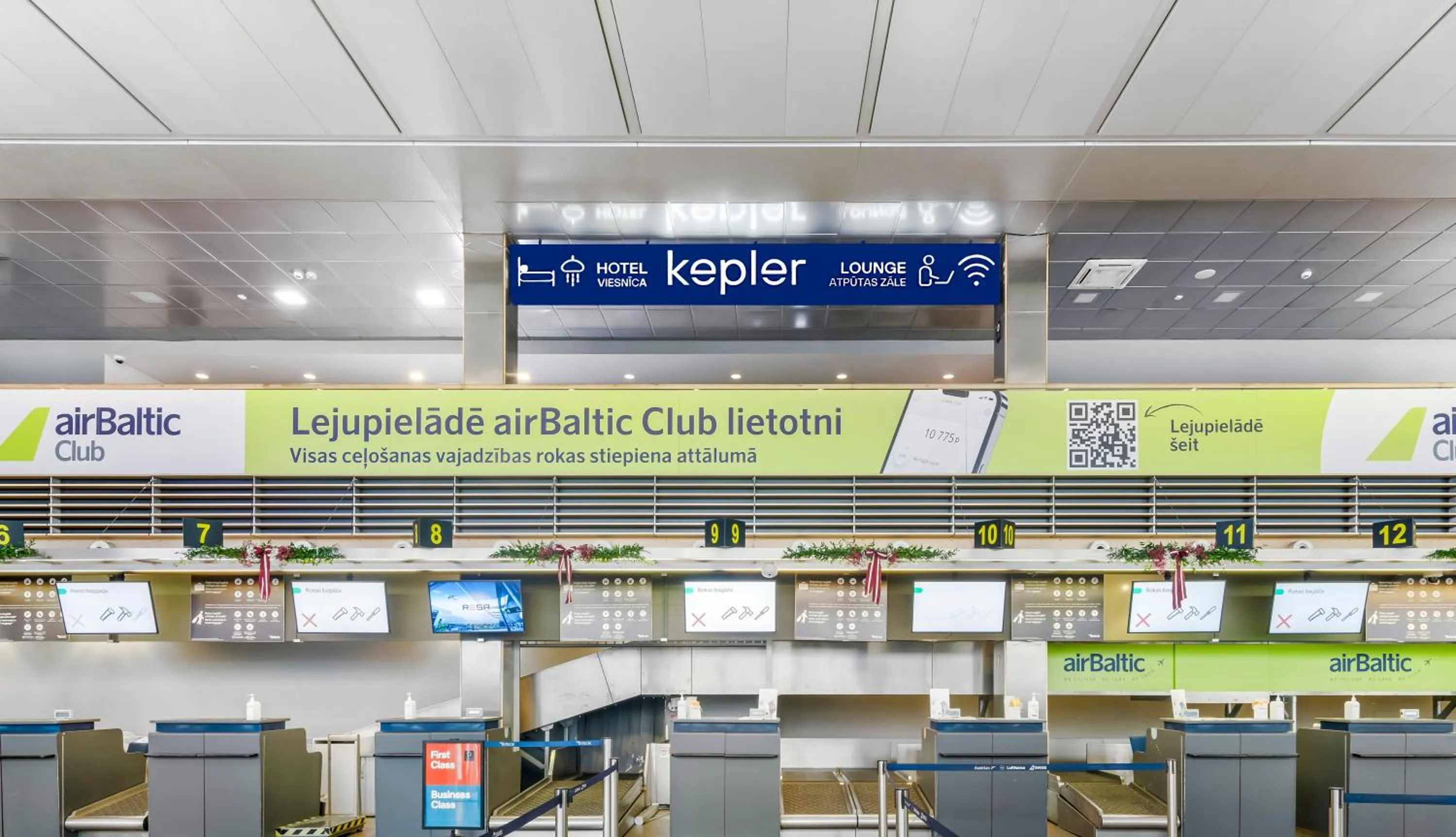 Property building in Kepler Club Riga Airport Hotel - Landside Public Area