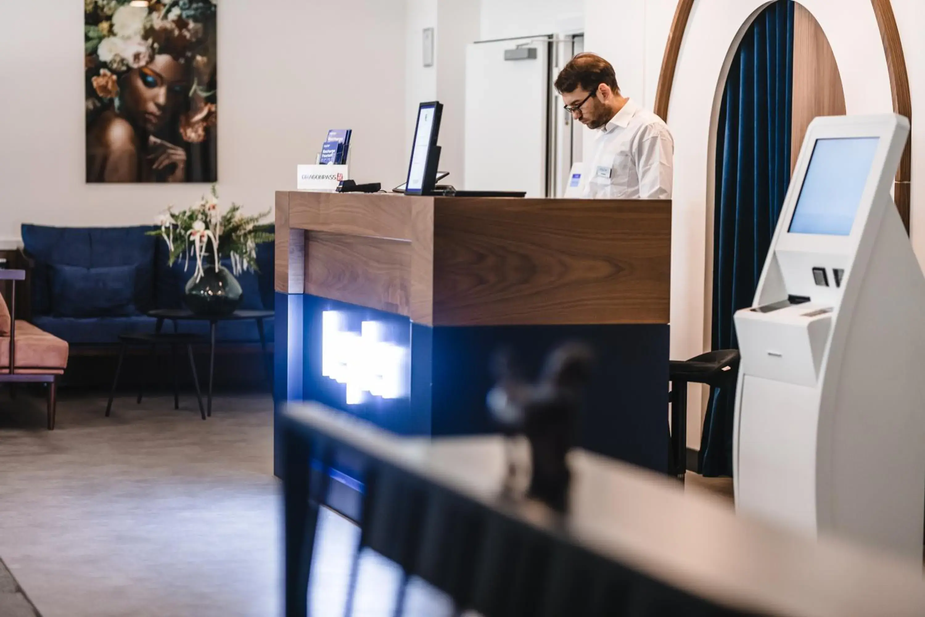 Lobby or reception in Kepler Club Riga Airport Hotel - Landside Public Area Lobby or reception in Kepler Club Riga Airport Hotel - Landside Public Area