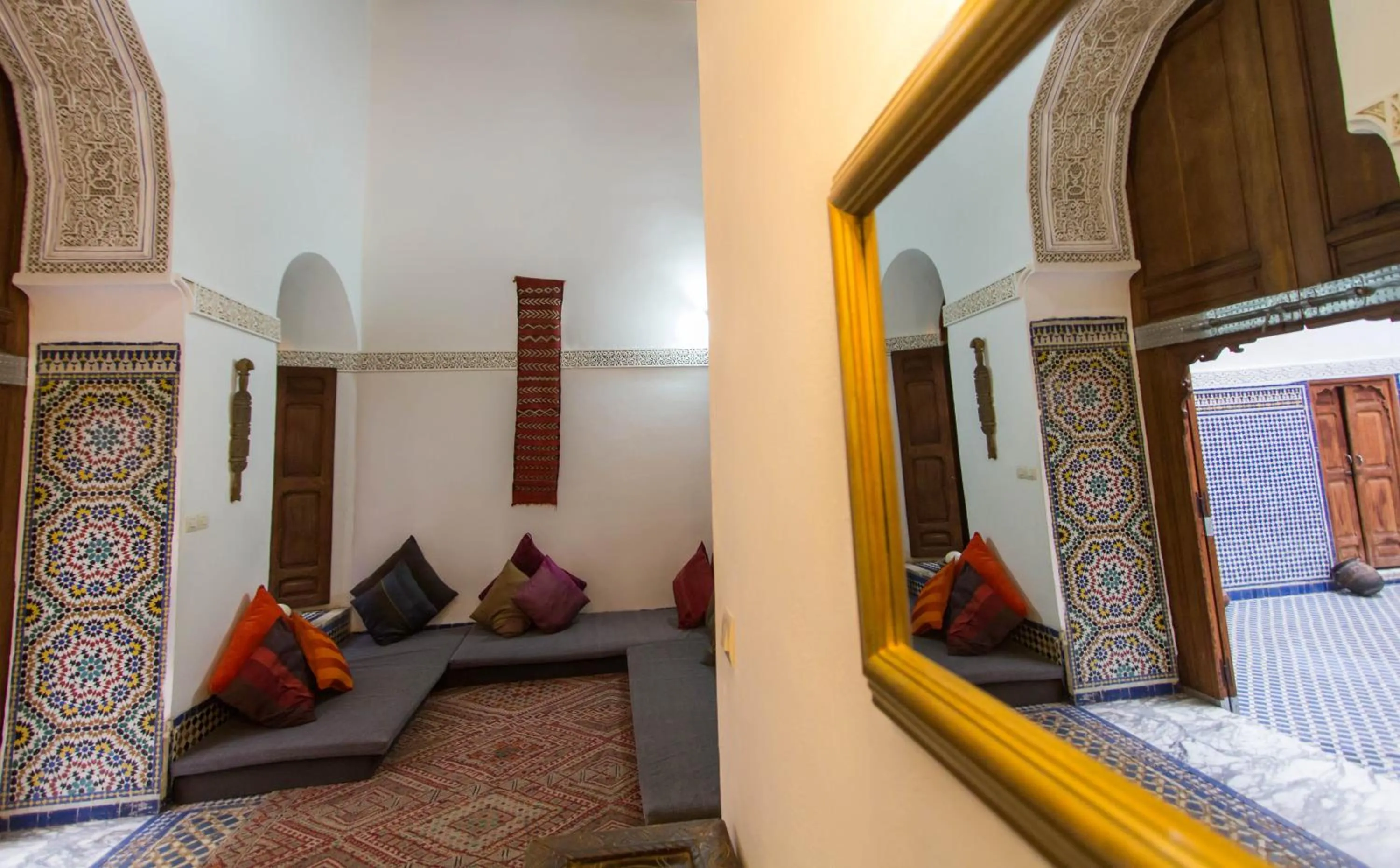 Decorative detail, Bed in Dar Nejma