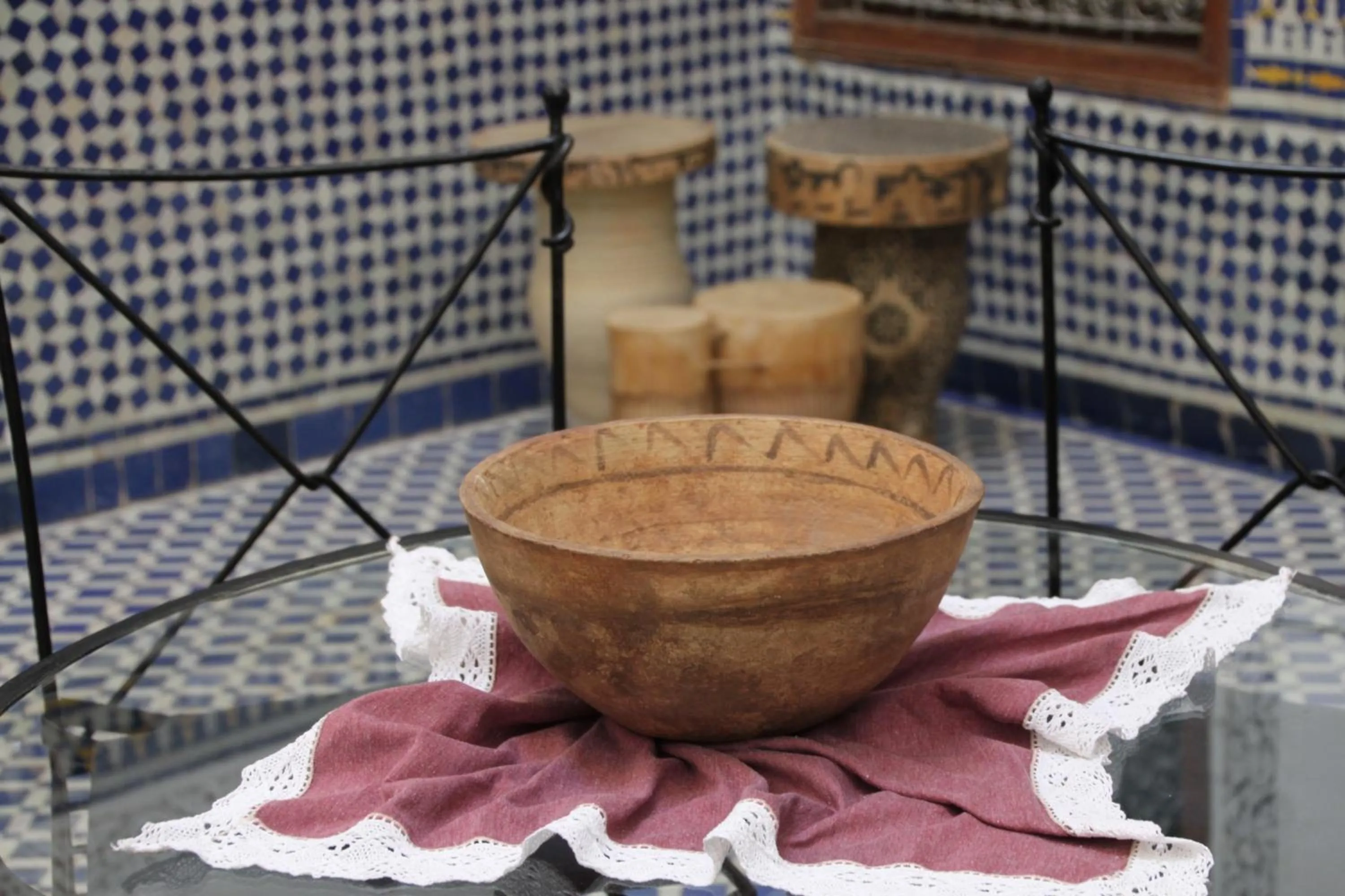 Decorative detail in Dar Nejma