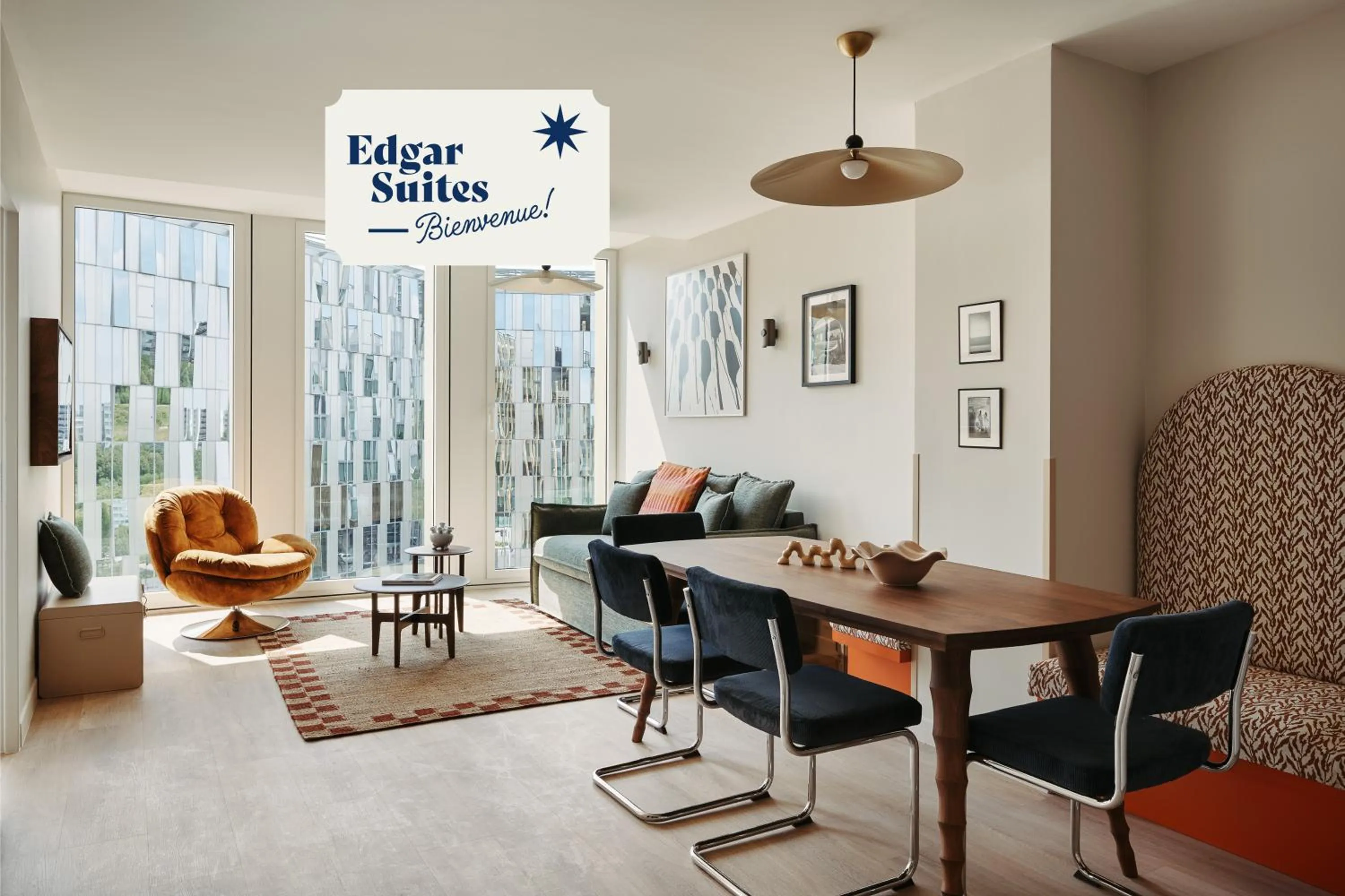 Living room in Edgar Suites Lille - Shake