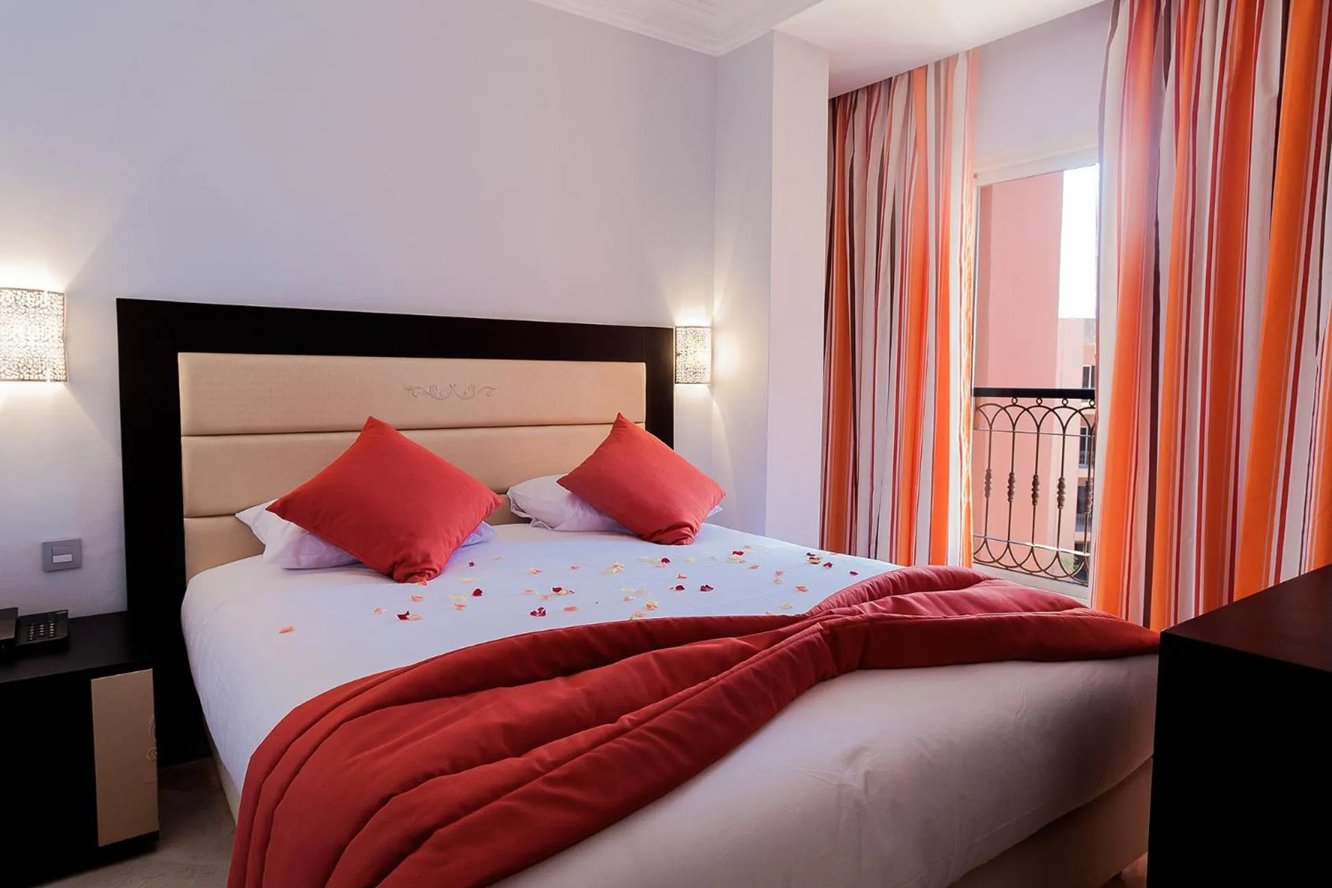 Bed in Palm Appart Hôtel Marrakech