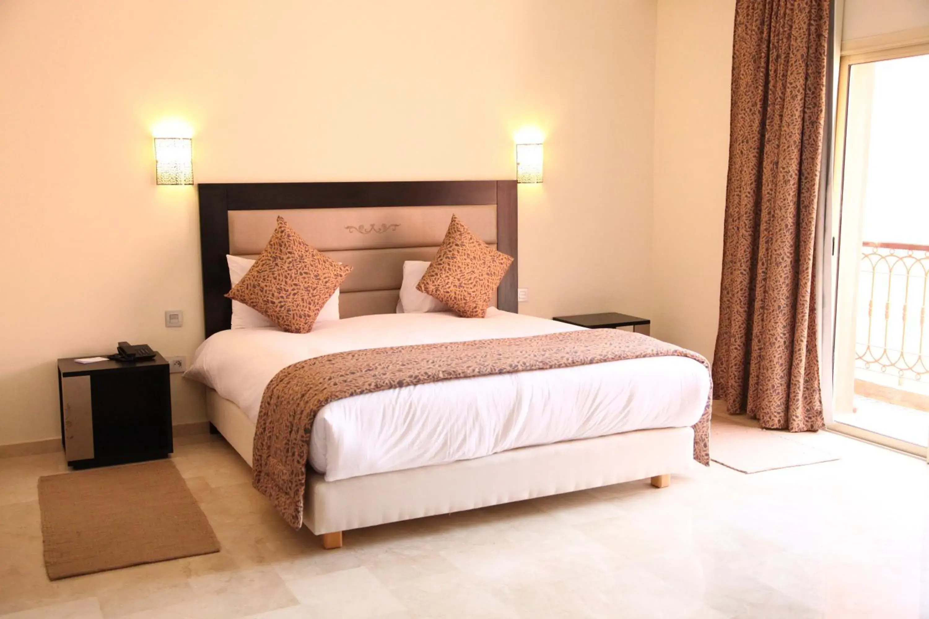 Bed in Palm Appart Hôtel Marrakech Bed in Palm Appart Hôtel Marrakech