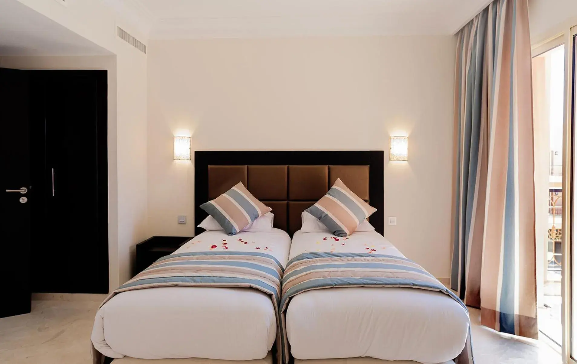 Bed in Palm Appart Hôtel Marrakech Bed in Palm Appart Hôtel Marrakech