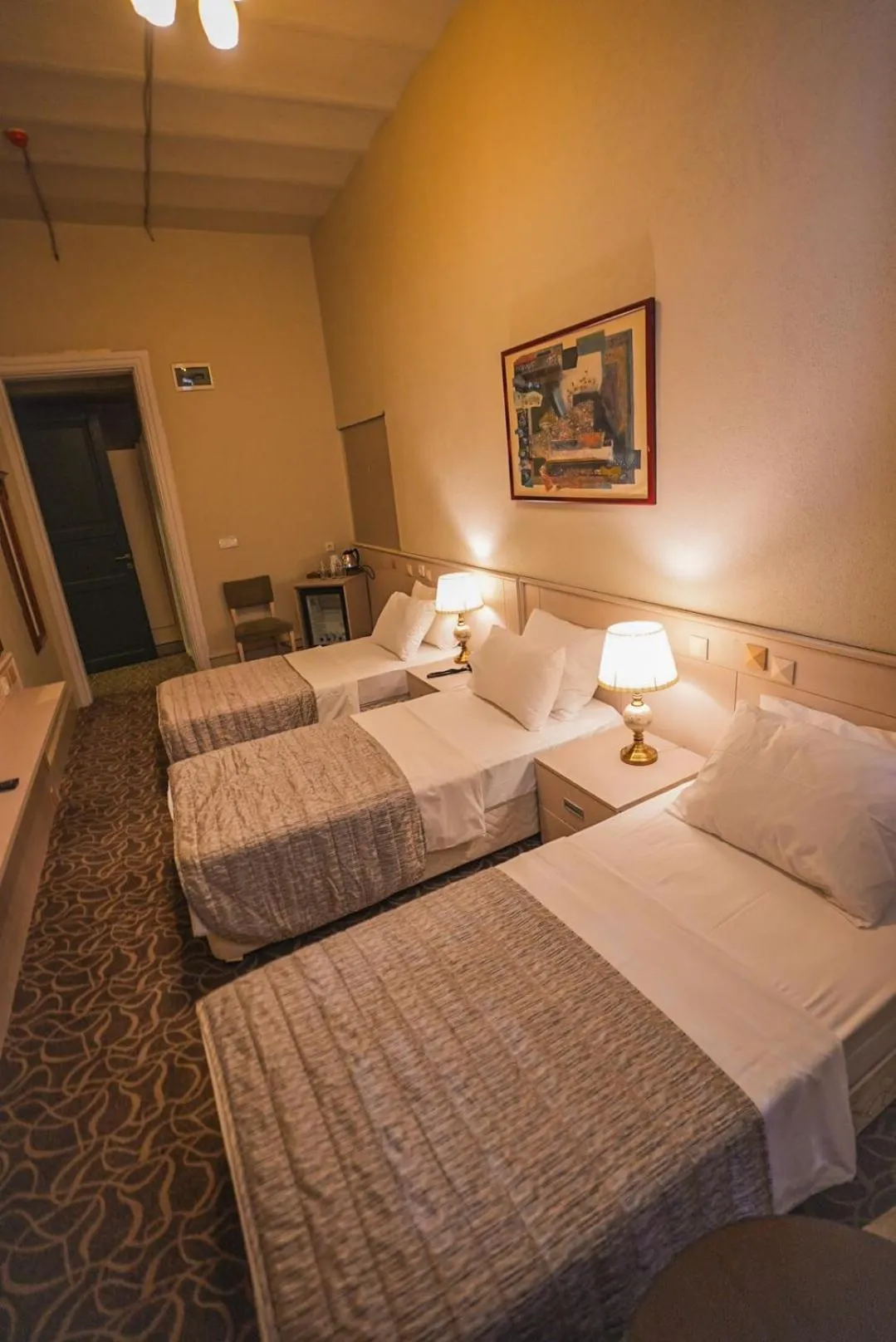 Bed in Aria Palace Taksim