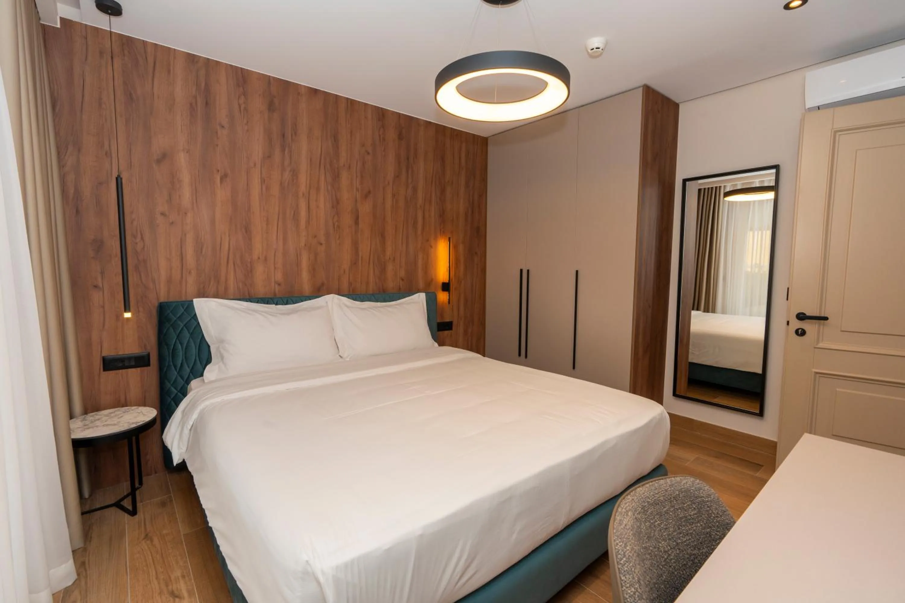Bed in Hotel Mozart