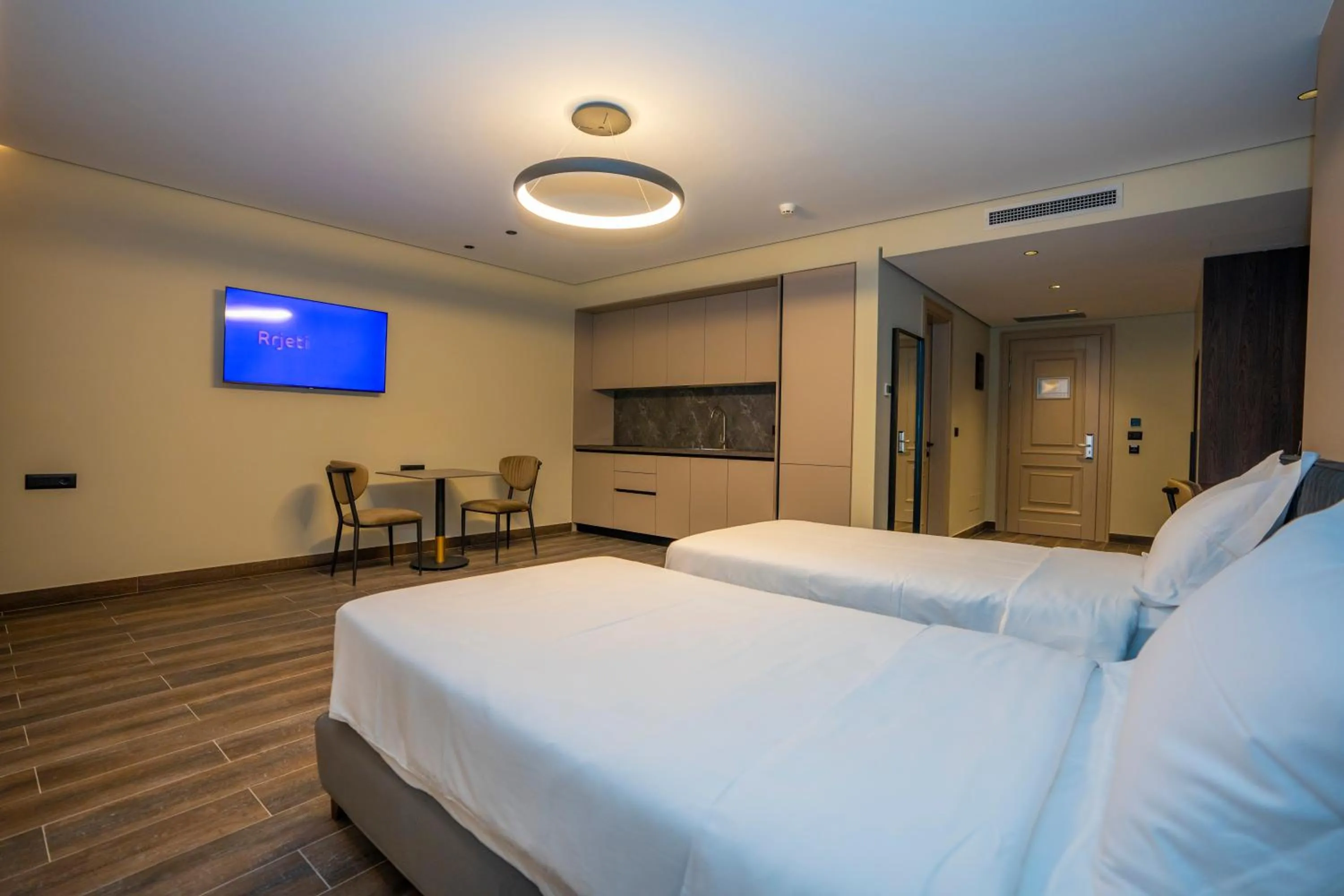 Bed in Hotel Mozart
