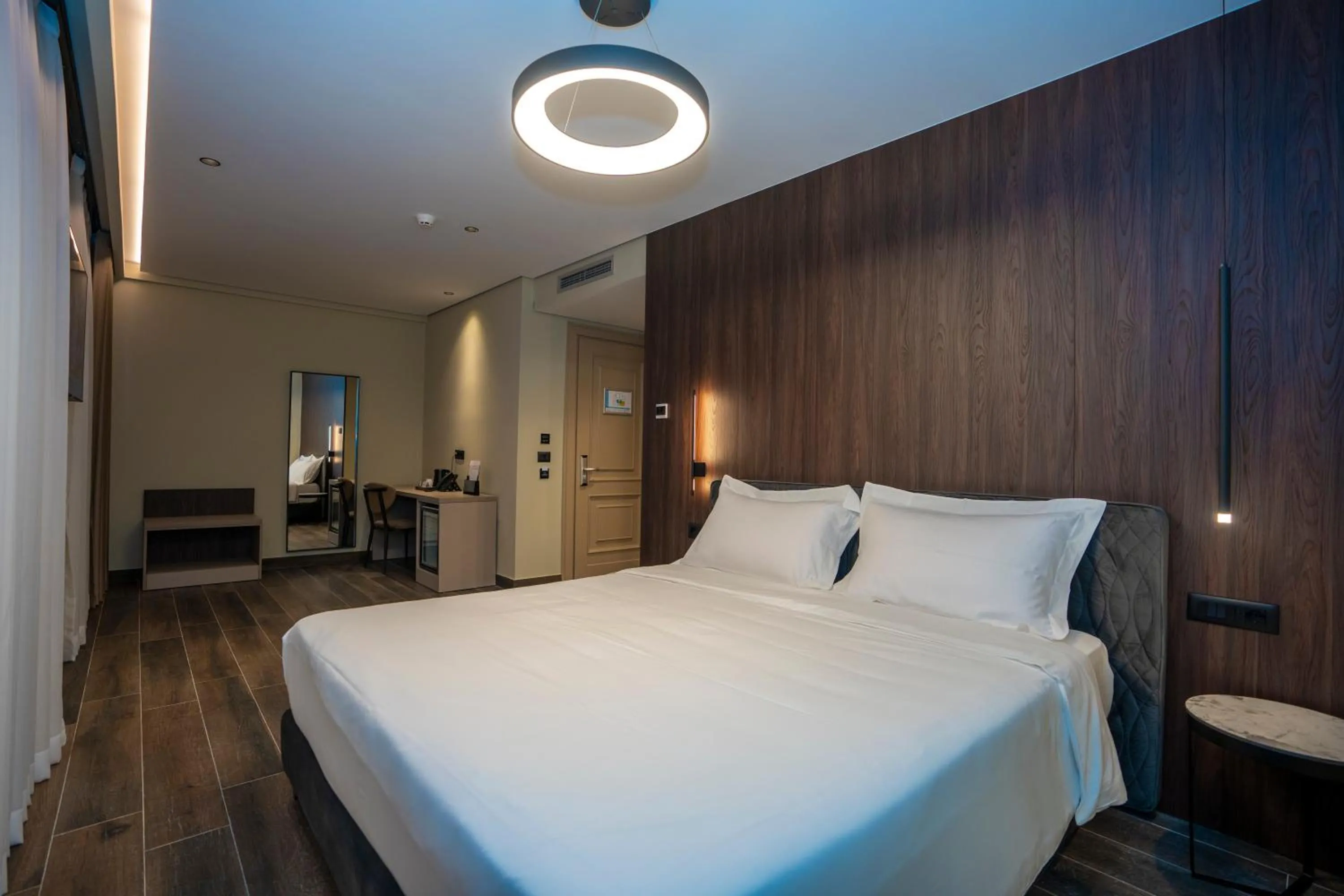 Bed in Hotel Mozart