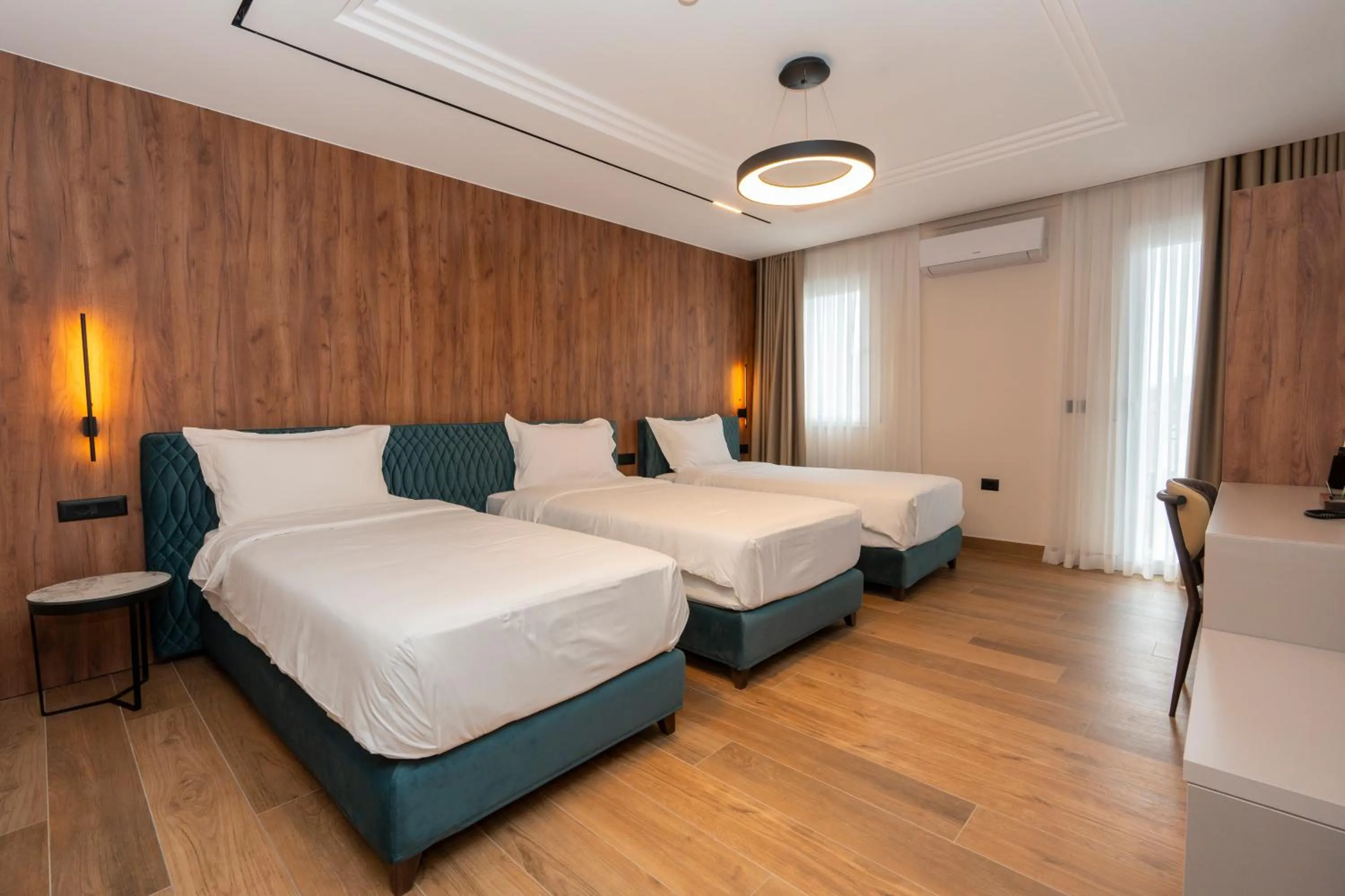 Bed in Hotel Mozart