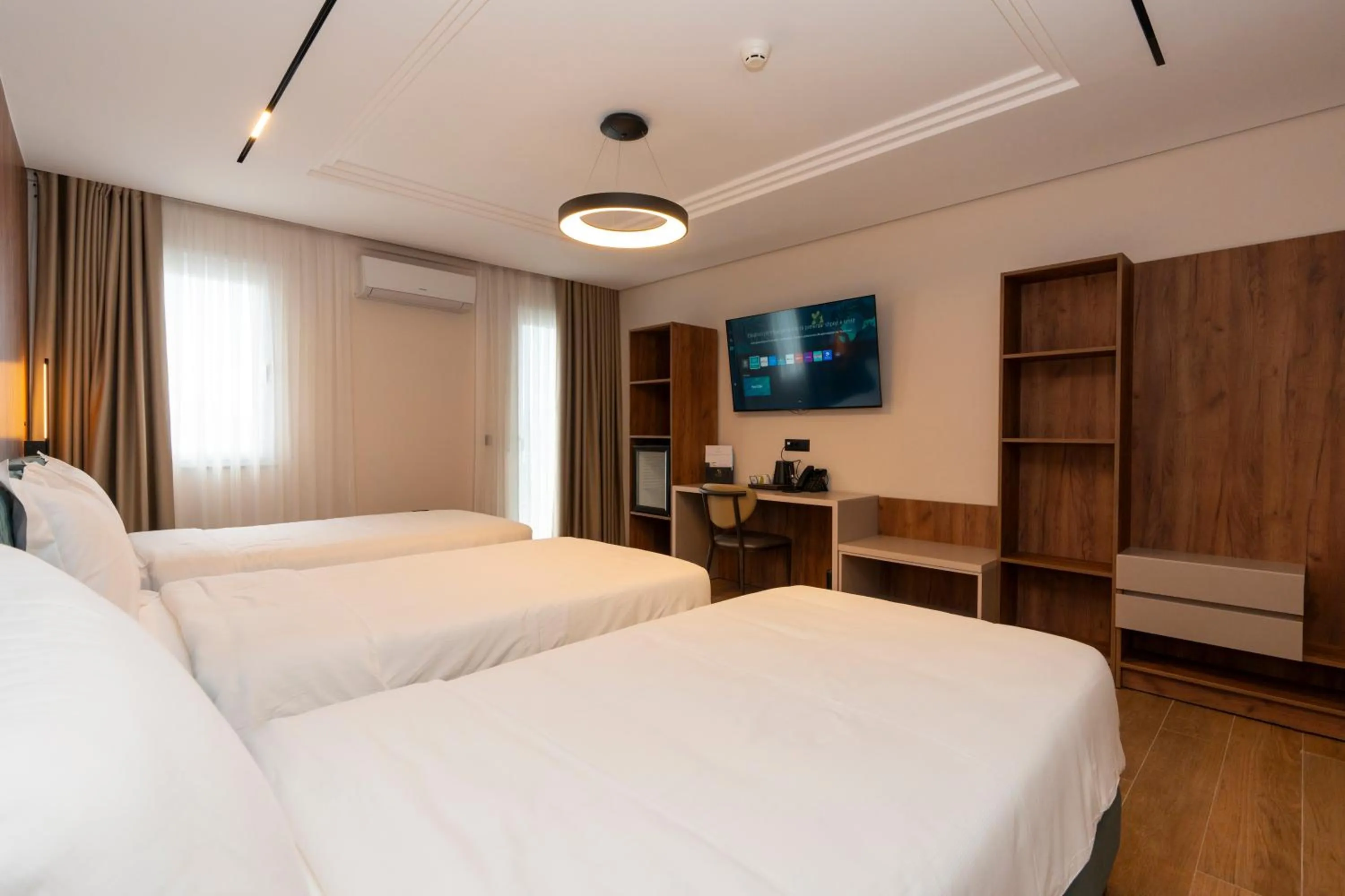 Bed in Hotel Mozart