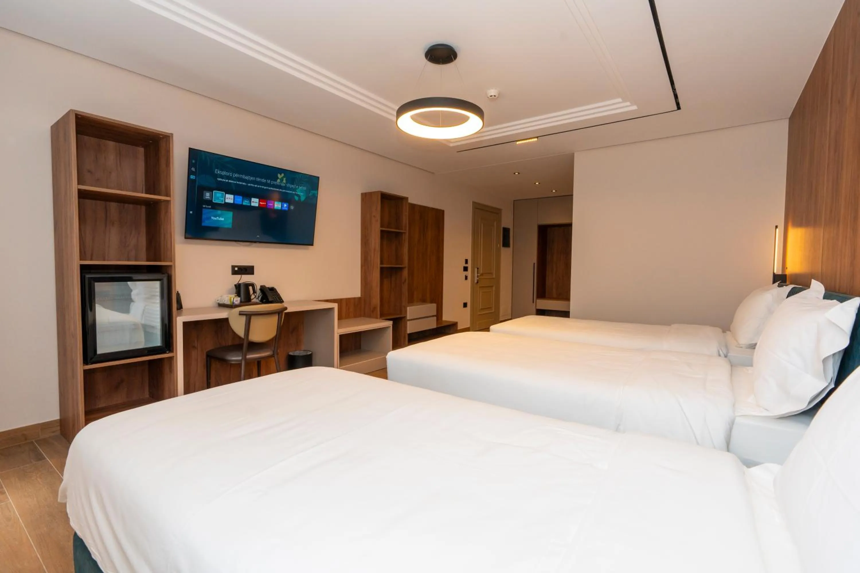 Bed in Hotel Mozart