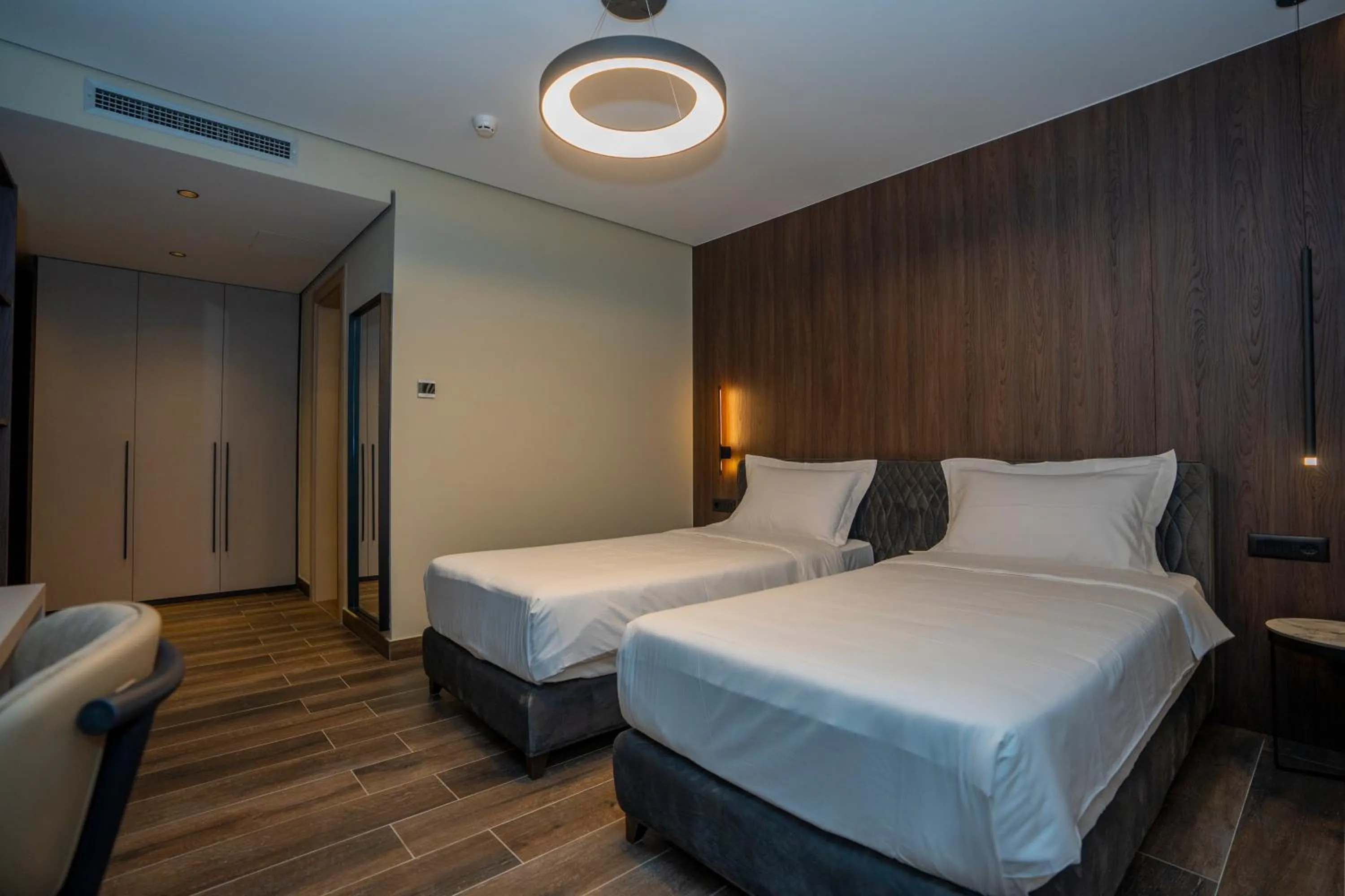 Bed in Hotel Mozart