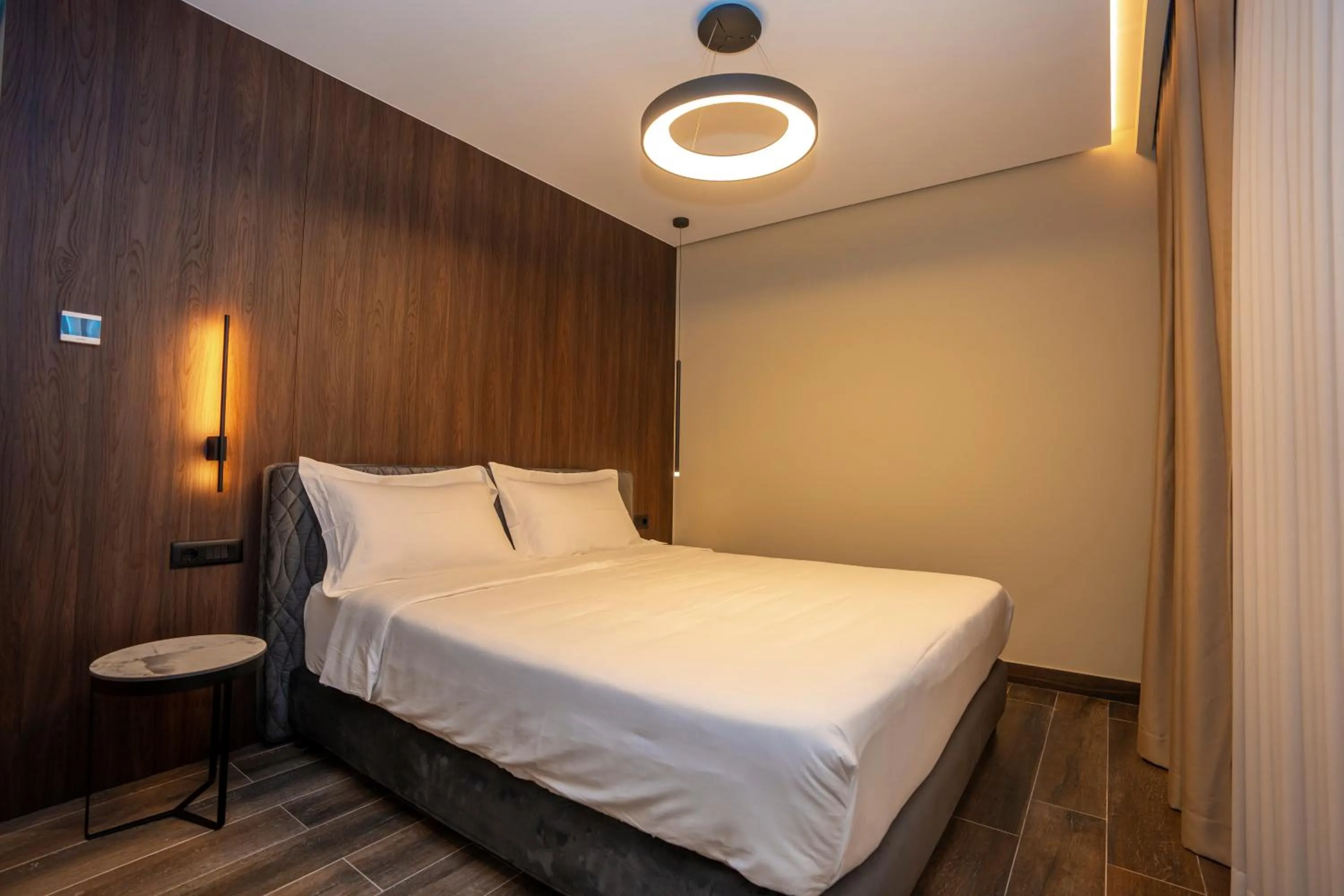 Bed in Hotel Mozart
