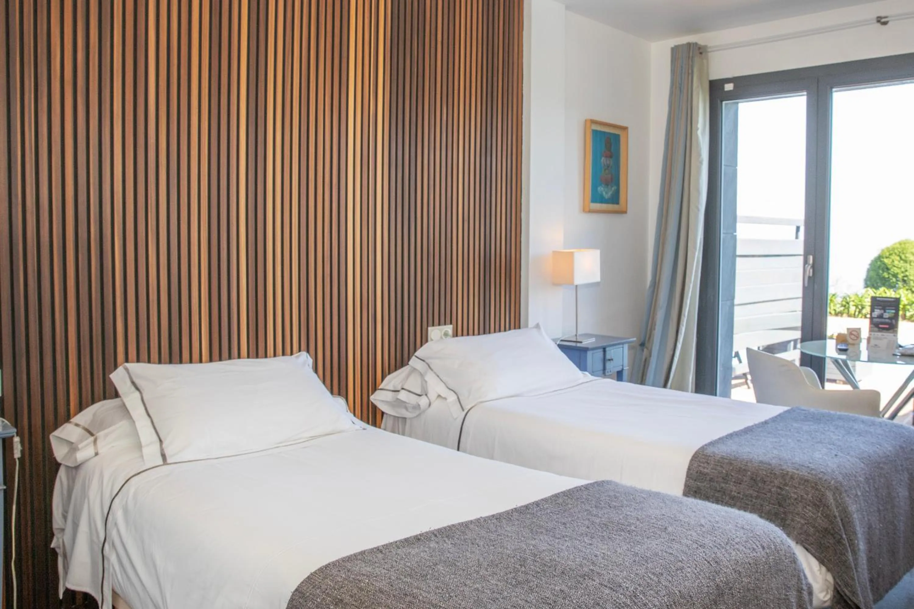 Decorative detail, Bed in Hotel Arbe