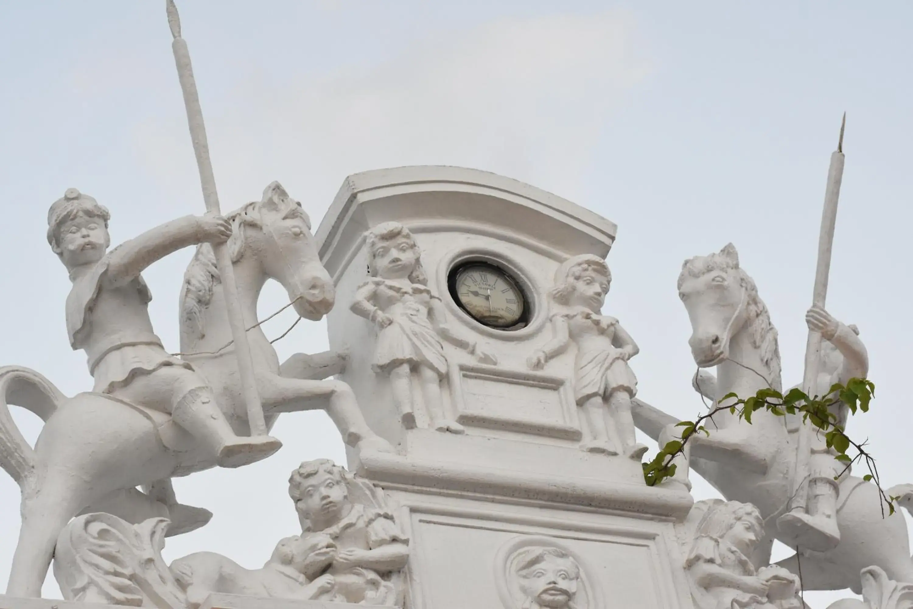 Facade/entrance in French Haveli Facade/entrance in French Haveli