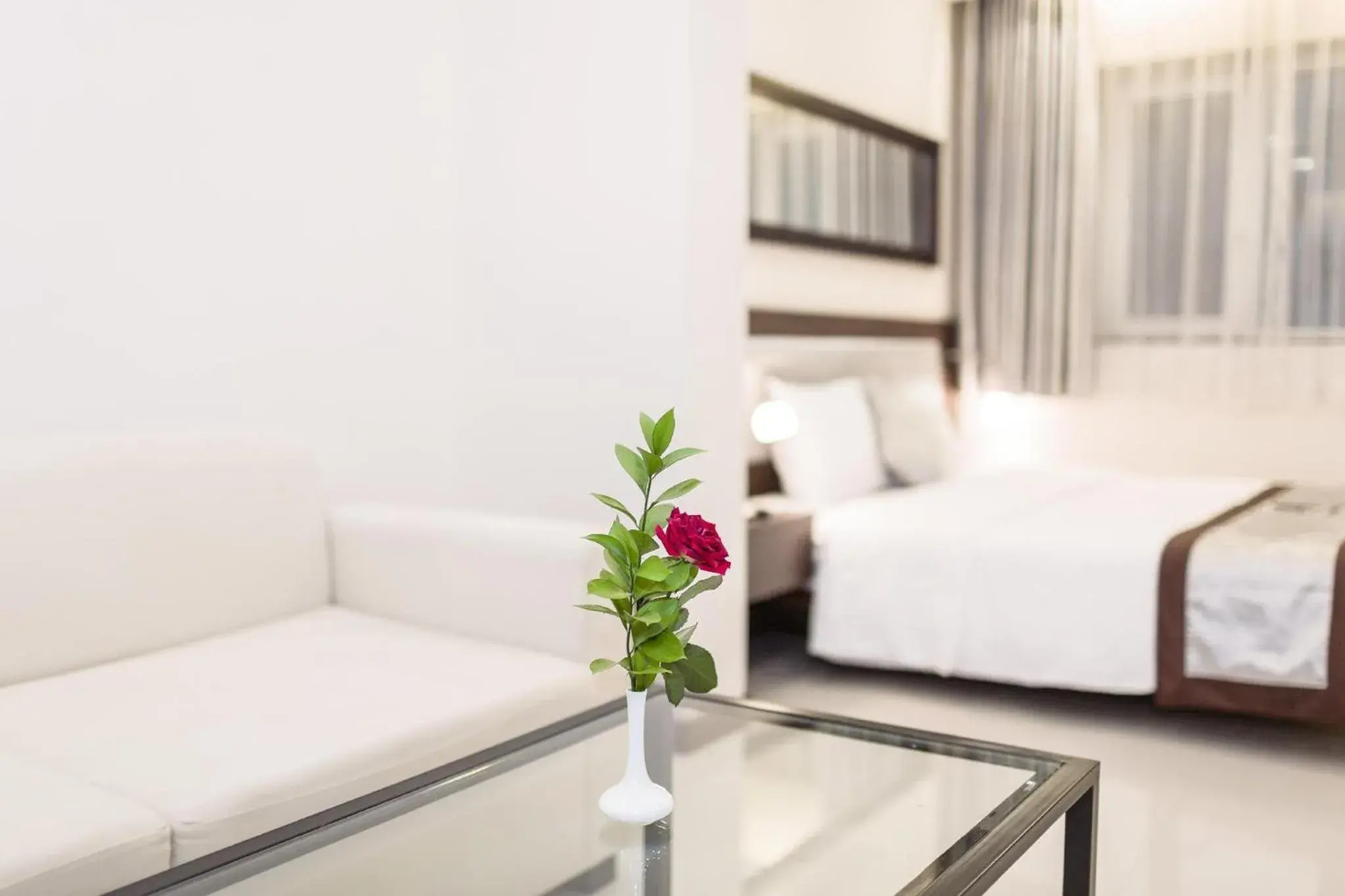 Living room, Bed in Hong Ha HOTEL Living room, Bed in Hong Ha HOTEL