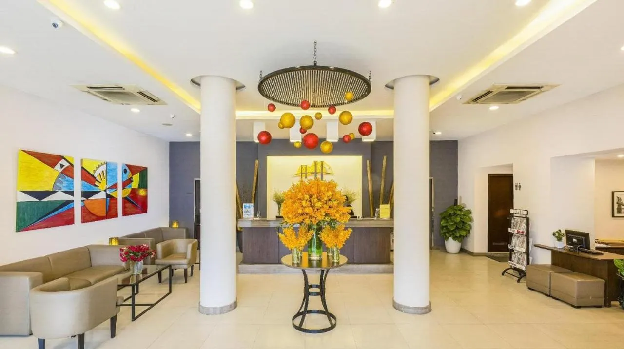 Living room in Hong Ha HOTEL